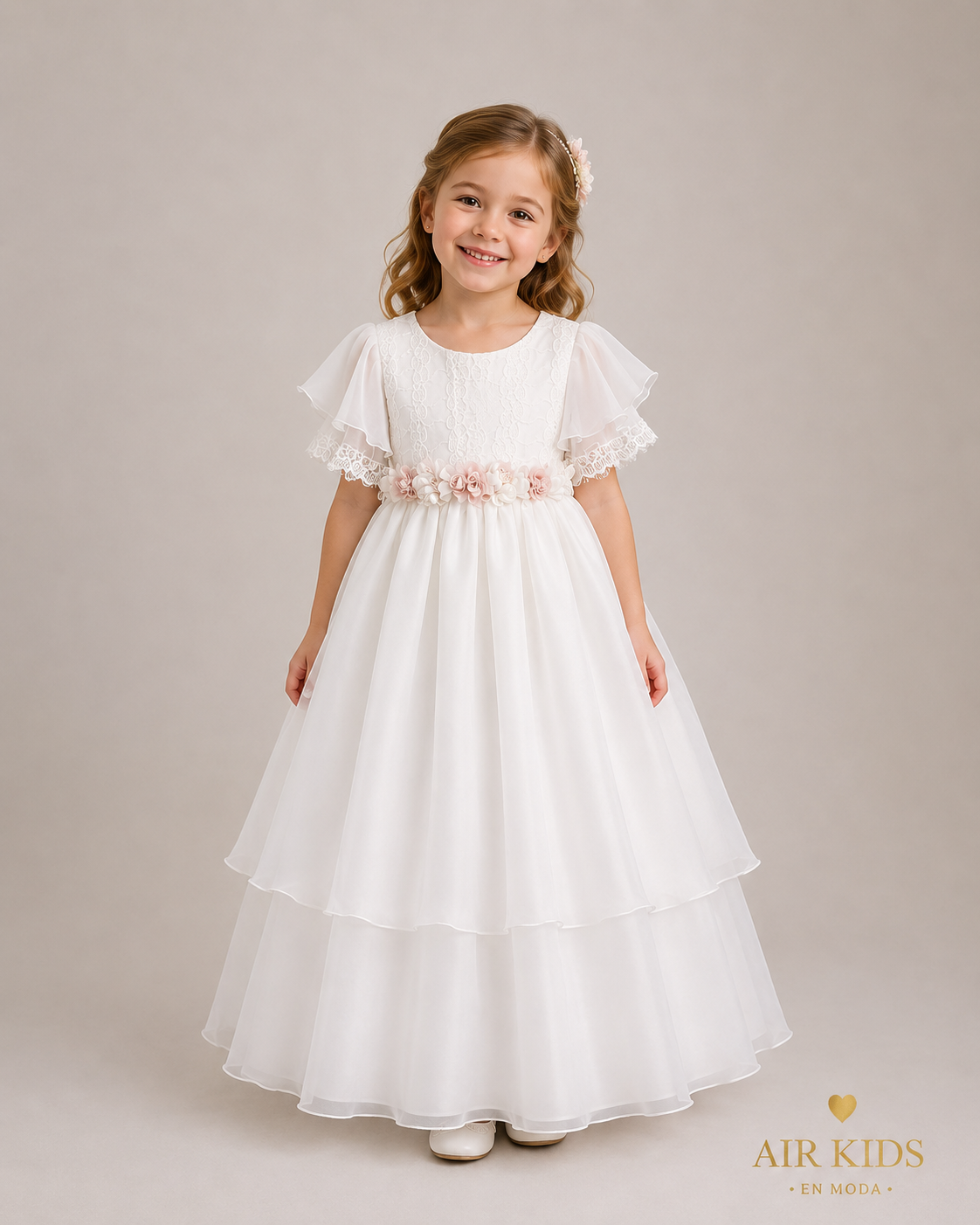 Vestido de Ceremonia para Niña 25-009