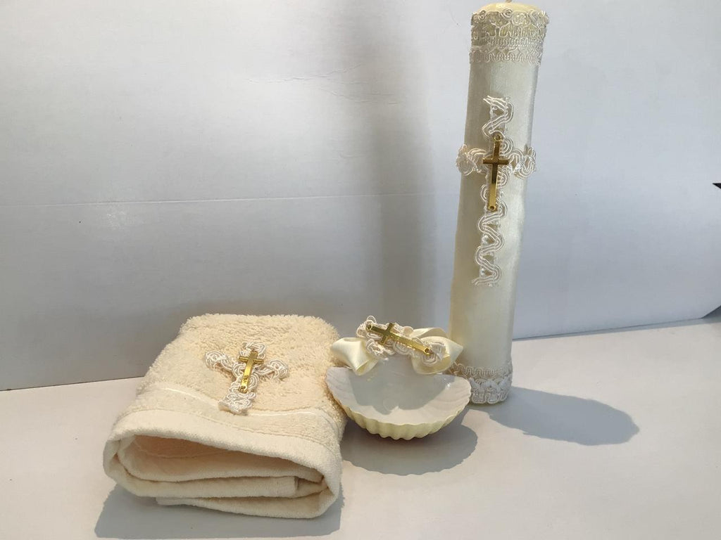 Kit bautizó para Niño modelo 011 Blanco