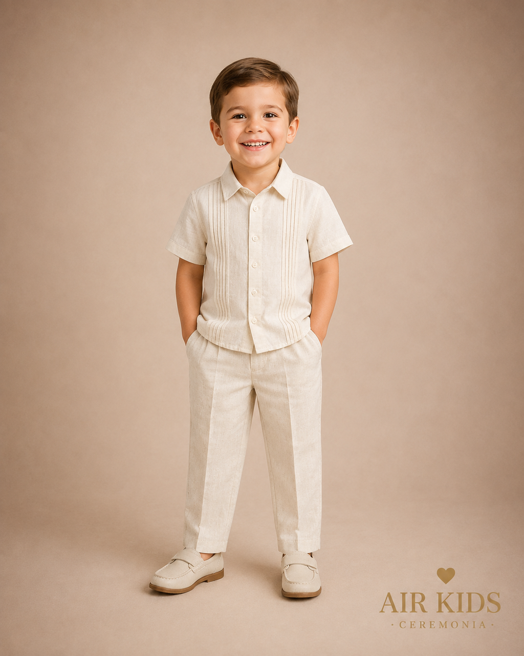 Conjunto de Ceremonia para Niño 2pz IXCHEL 00249 Talla 4 Años