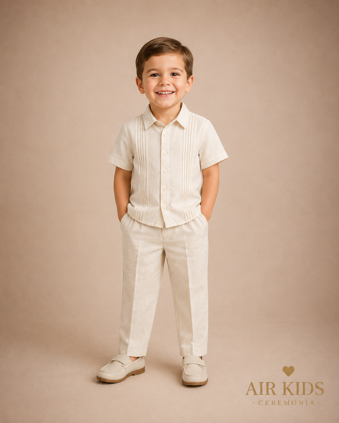 Conjunto de Ceremonia para Niño 2pz IXCHEL 00249 Talla 4 Años