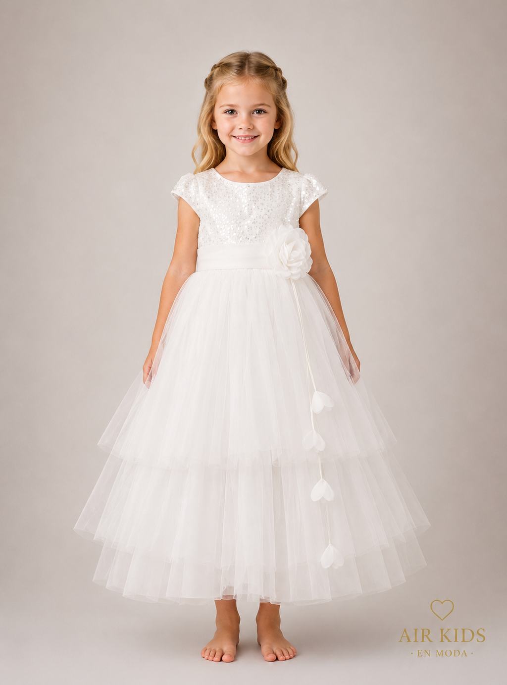 Vestido de Fiesta para Niña 25-008