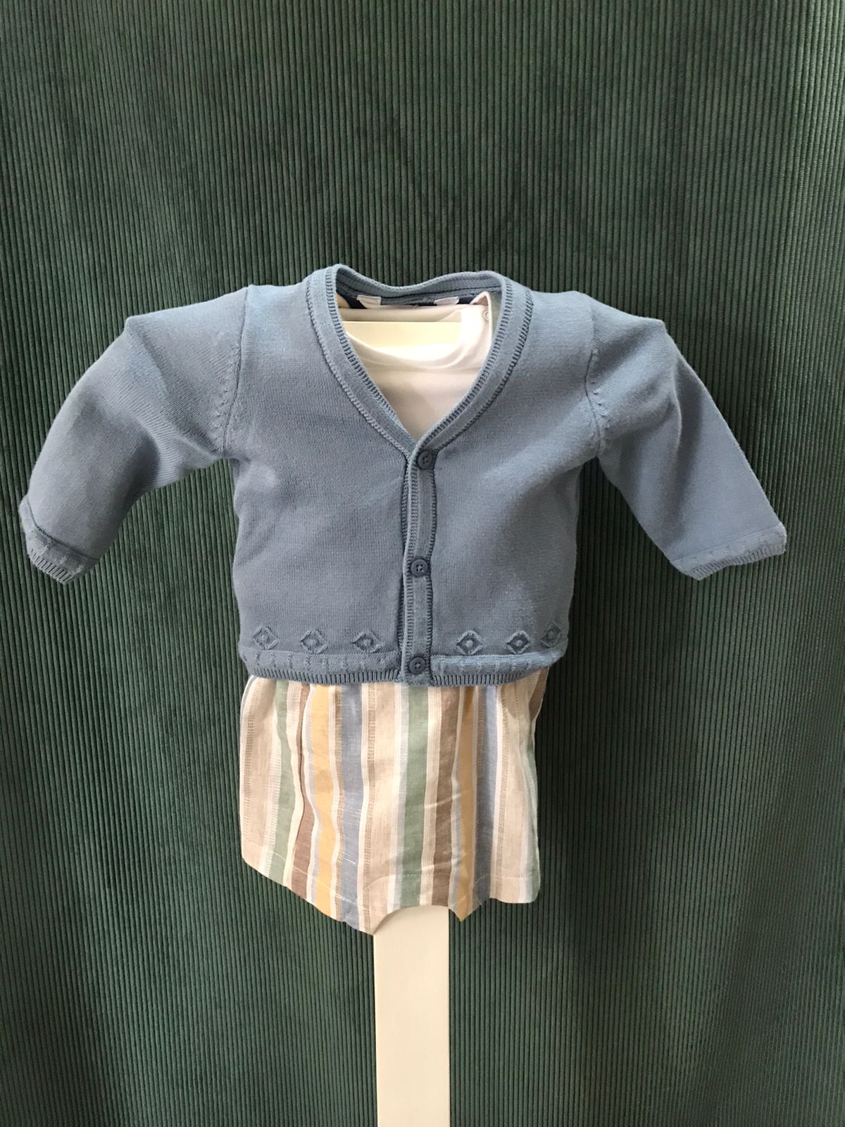 Conjunto de 3pza para Niño Mayoral 1621-44 Talla 2-4 Meses