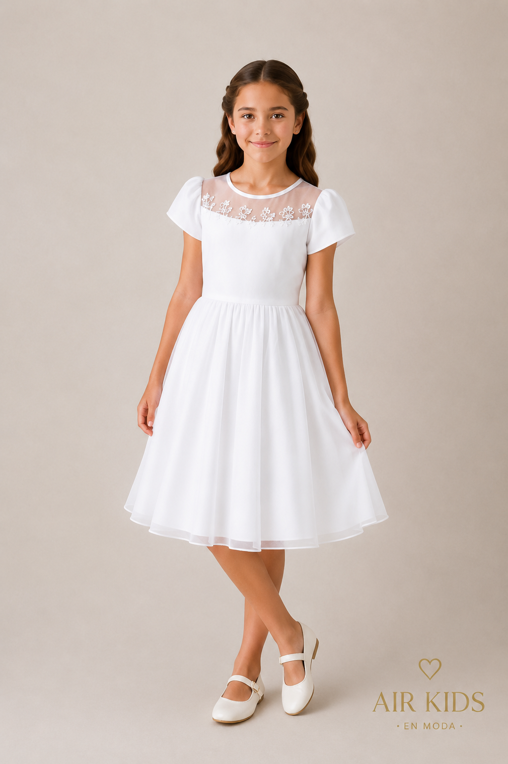 Vestido de Ceremonia para Niña Mary Pau 223 Talla 10 Años