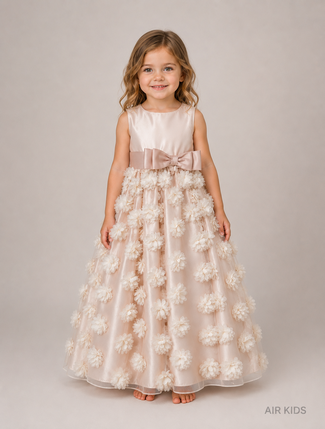 Vestido para Fiestas de Niña 18-031 Talla 3