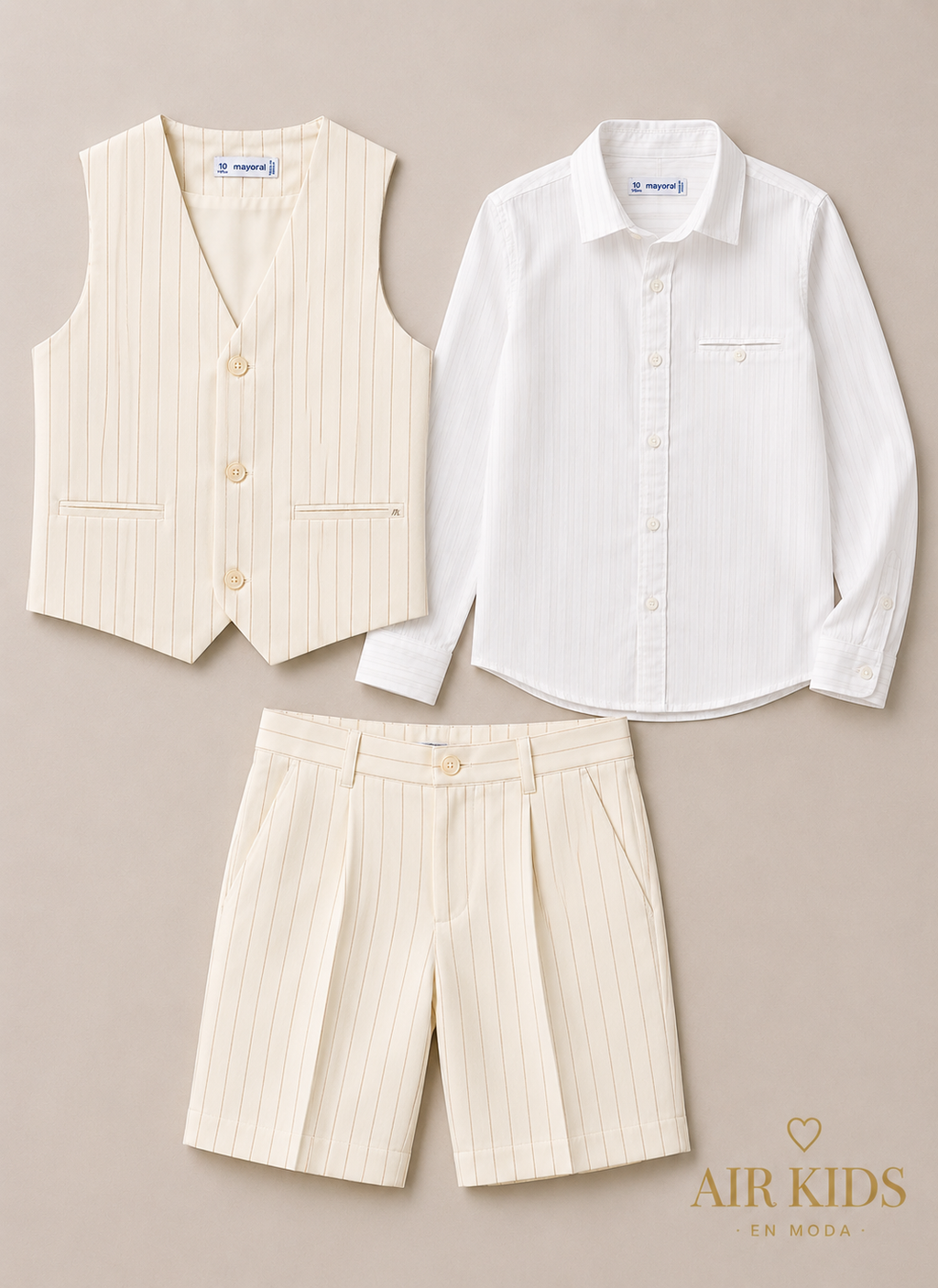 Conjunto de 3pza para Niño Mayoral 3121-48 Talla 10 Años