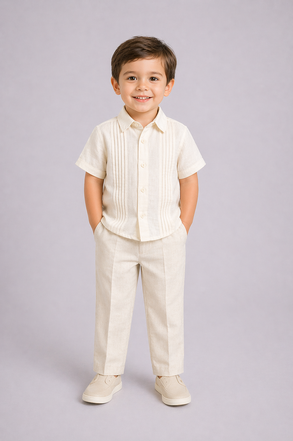 Conjunto de Ceremonia para Niño 2pz IXCHEL 00249 Talla 4 Años