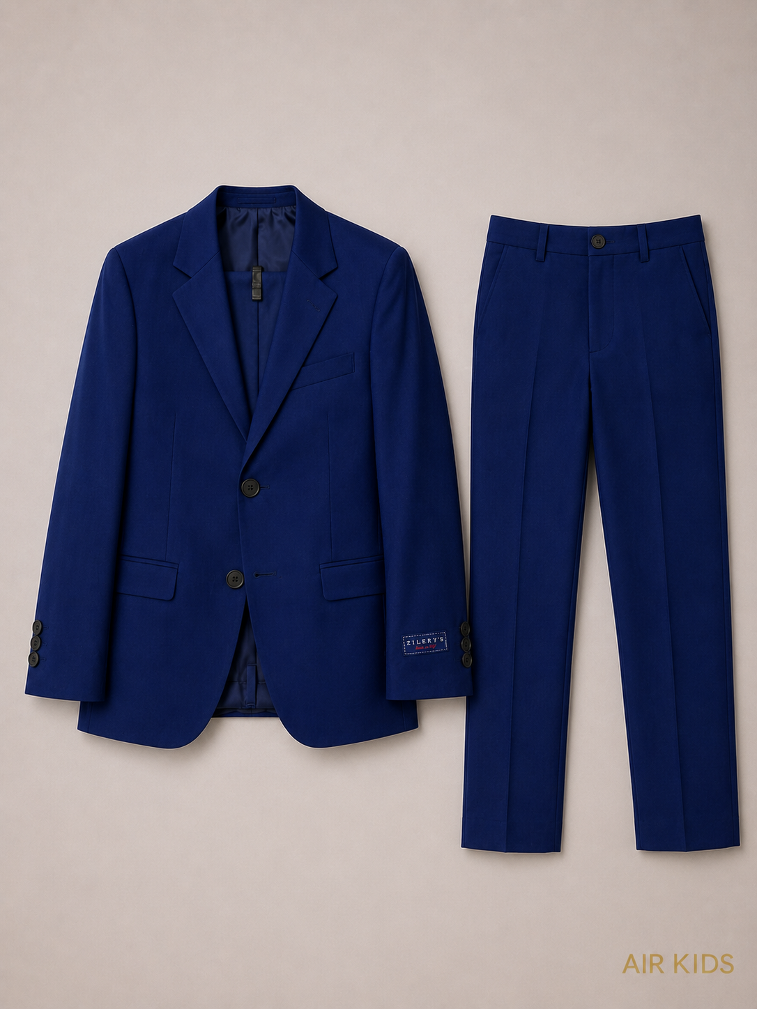 Traje para niño 2 pza Zilerys Azul Rey 22488