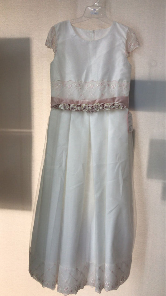 Vestido de Primera Comunion 23-405 Talla 14 Años