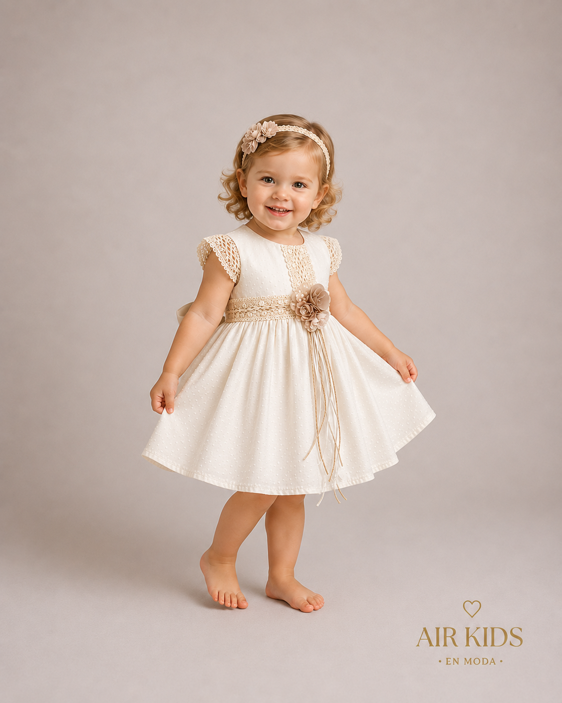 Ropon de Ceremonia para Niña 24-710 Talla 24 meses