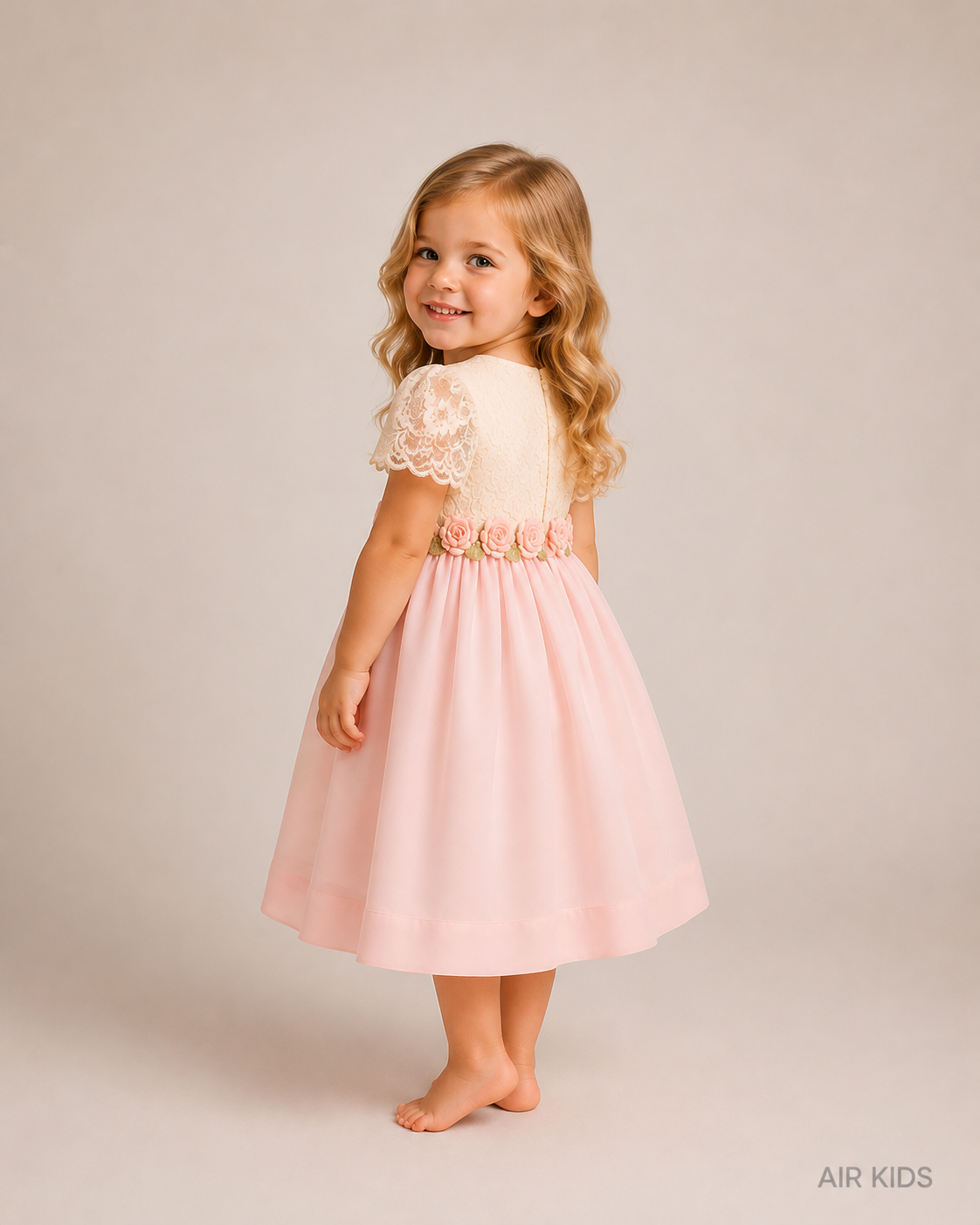 Vestido de Fiesta Para Niña 23-704 Talla 3 años
