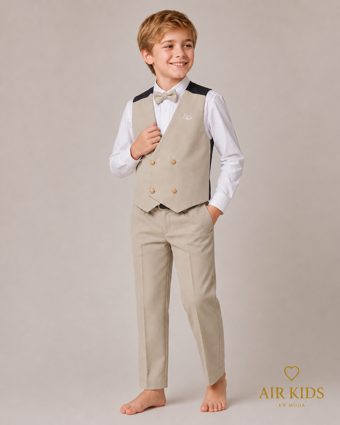 Traje de 3pza para Niño MNX 3911 Talla 10 Años