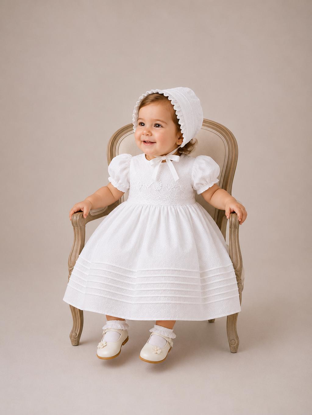 Bata de Bautizo para Niña Didi 8331