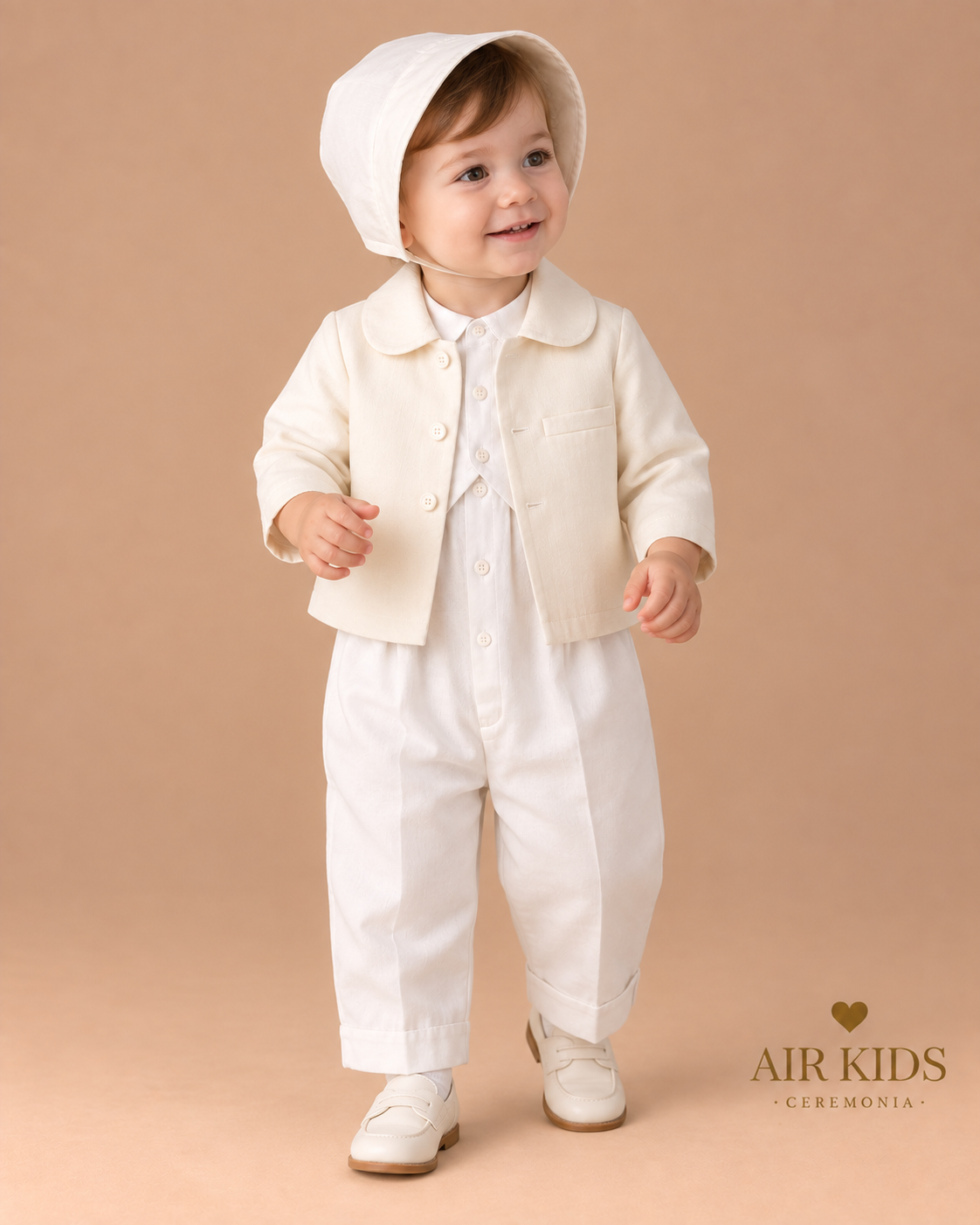 Traje de Bautizo para Niño Ange BPC-45 Talla 18 Meses