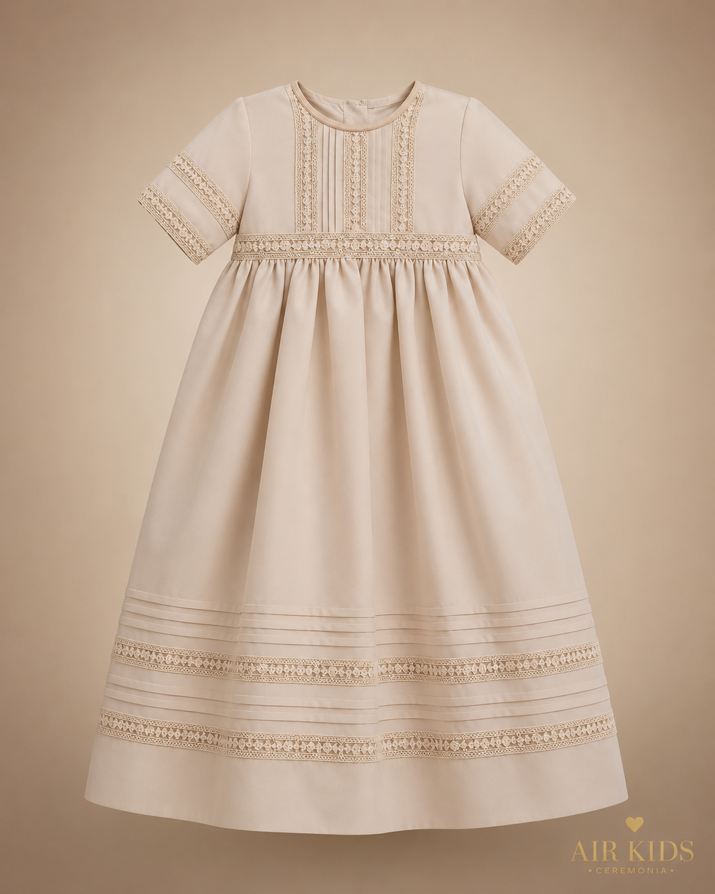 Ropon desmontable de bautizo para Niño 24-856 Talla 24 meses
