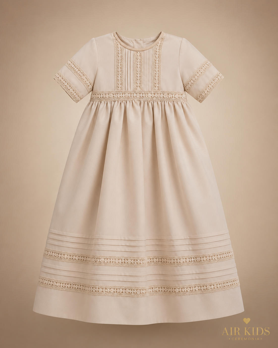 Ropon desmontable de bautizo para Niño 24-856 Talla 24 meses