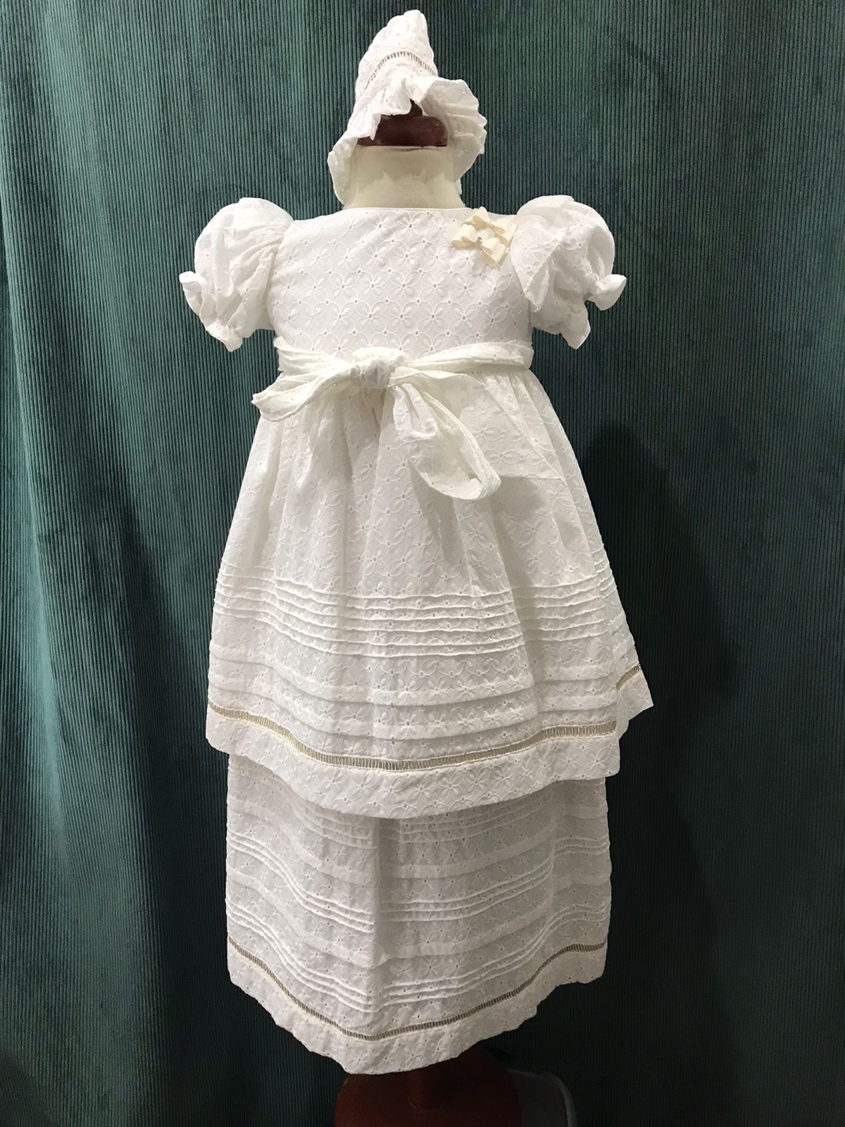 Ropon de Bautizo para Niña Didi 6408 Talla 24 Meses