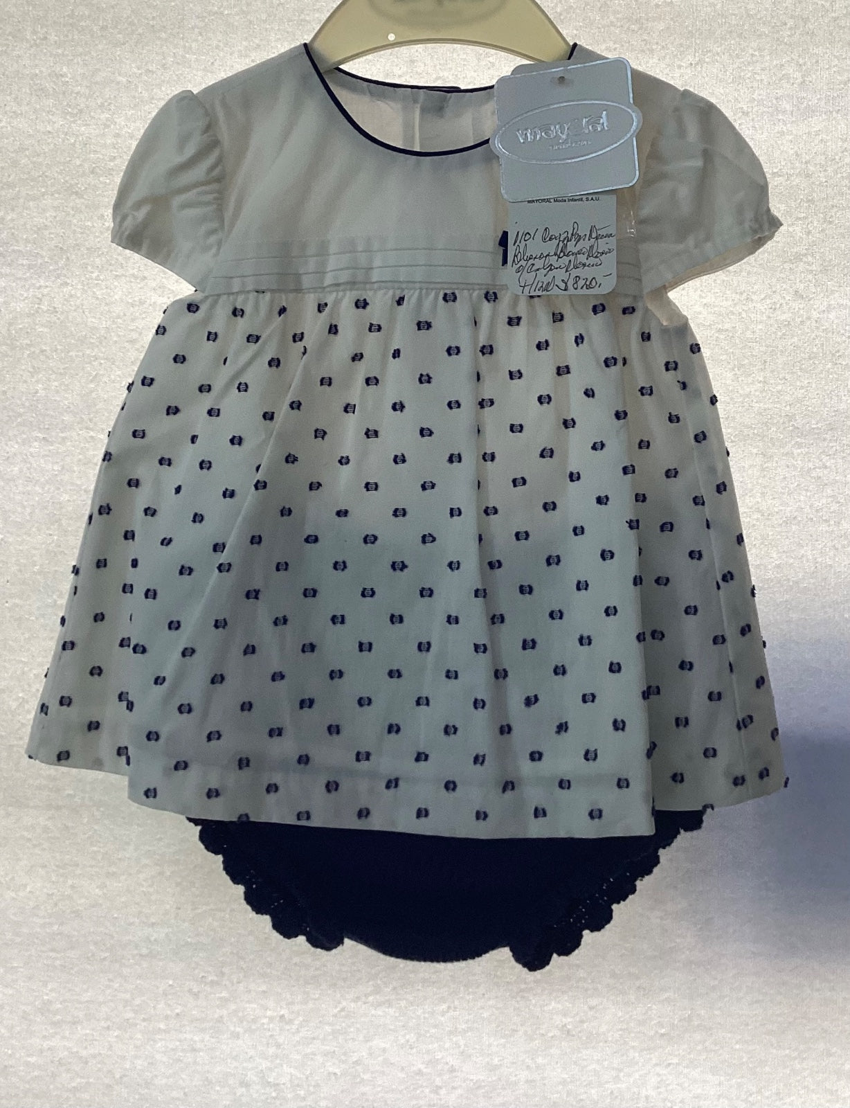 Vestido para Niña Mayoral 1101-15 Talla 12 meses