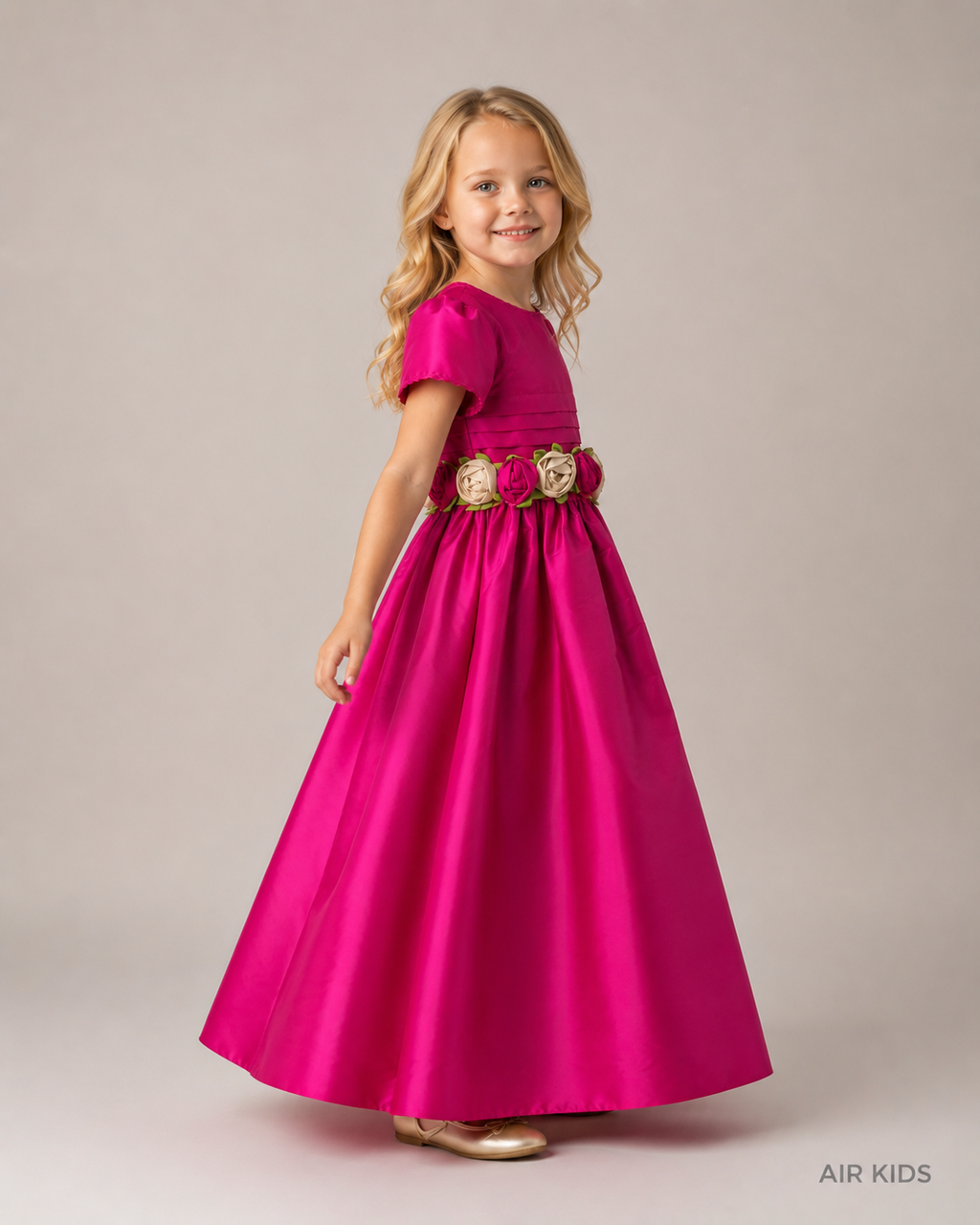 Vestido de Fiesta para Niña Ozi 9661 Talla 6 Años