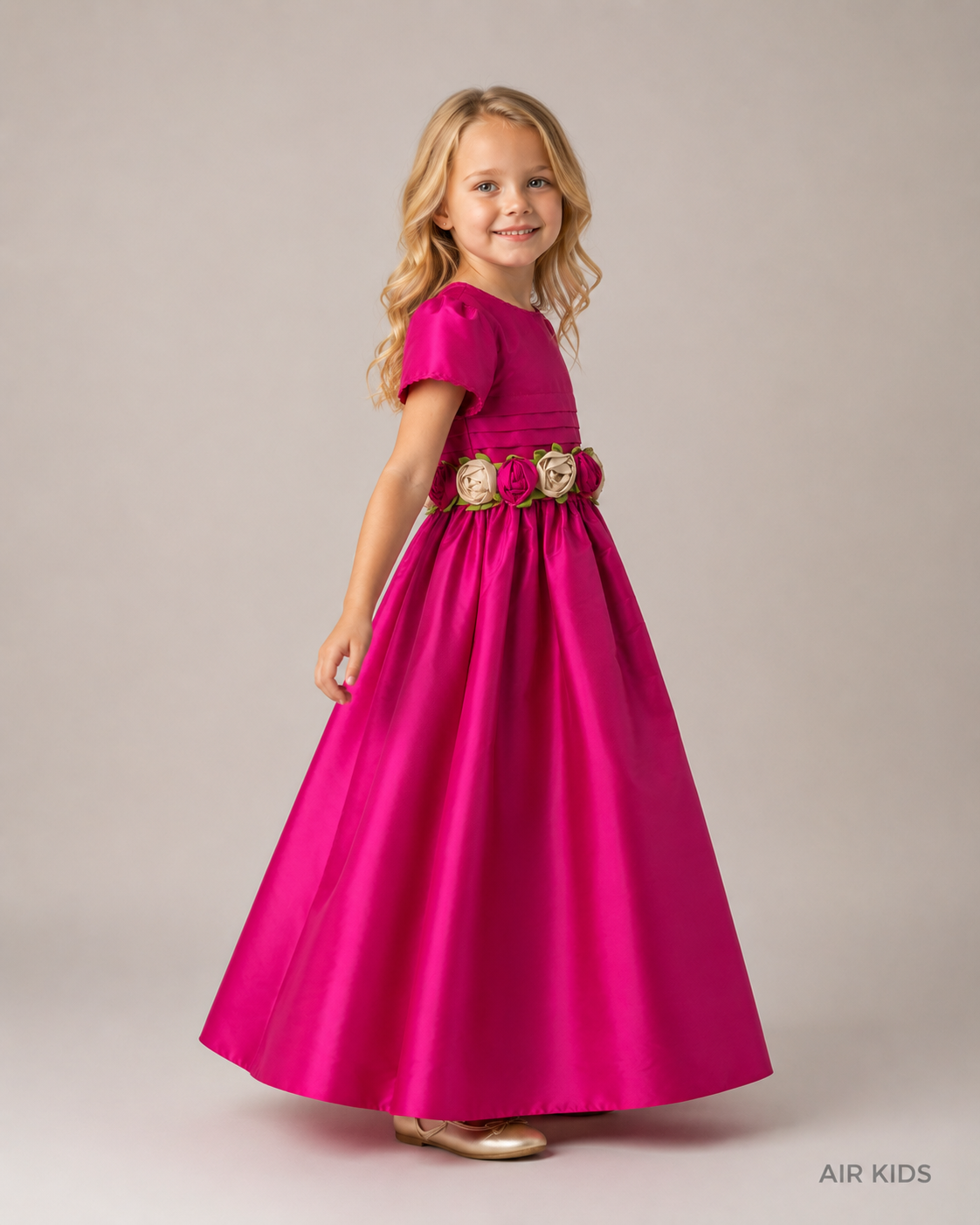 Vestido de Fiesta para Niña Ozi 9661 Talla 6 Años