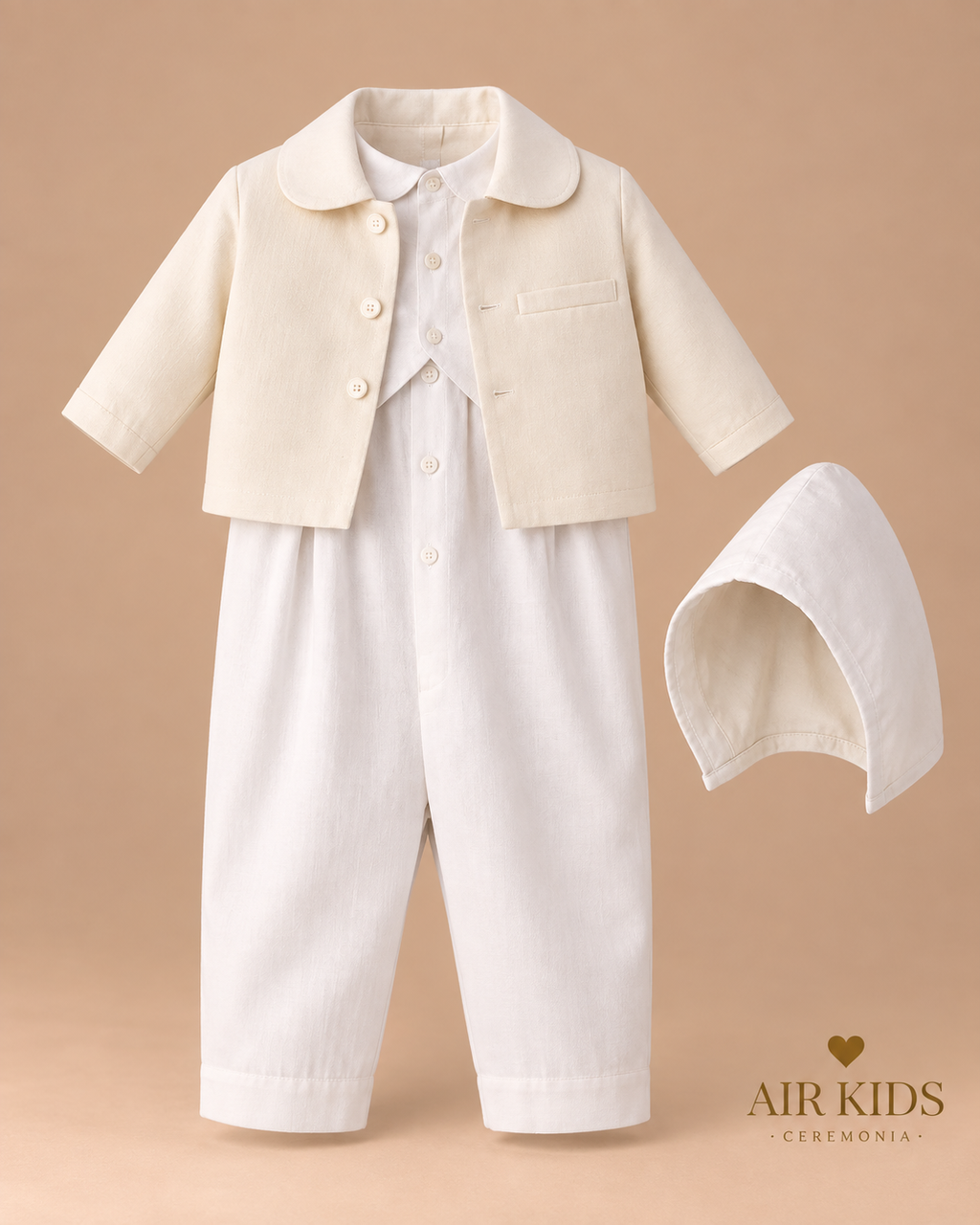 Traje de Bautizo para Niño Ange BPC-45 Talla 18 Meses