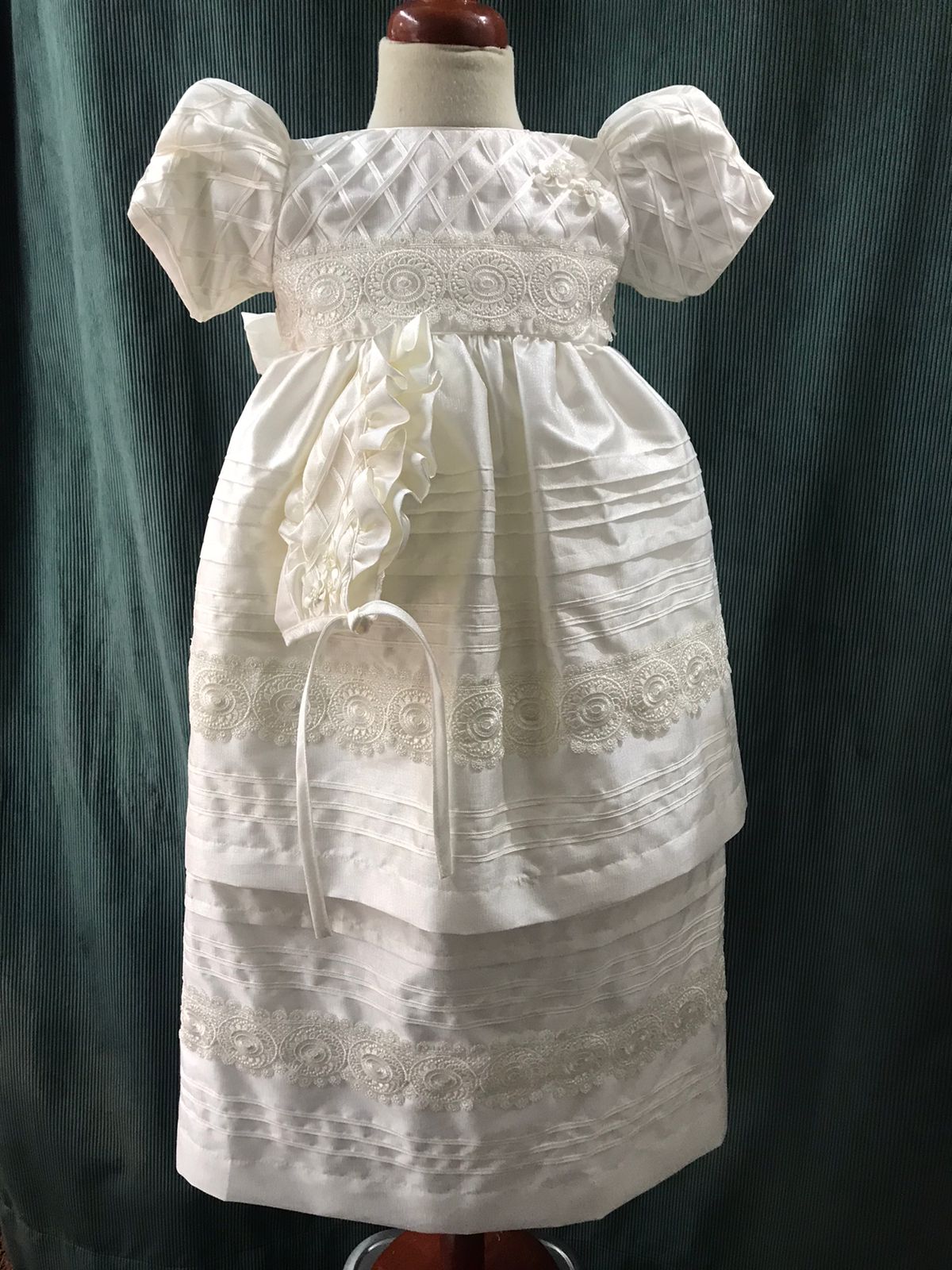 Ropón de Bautizo para Niña Didi 7574 Talla 18 Meses