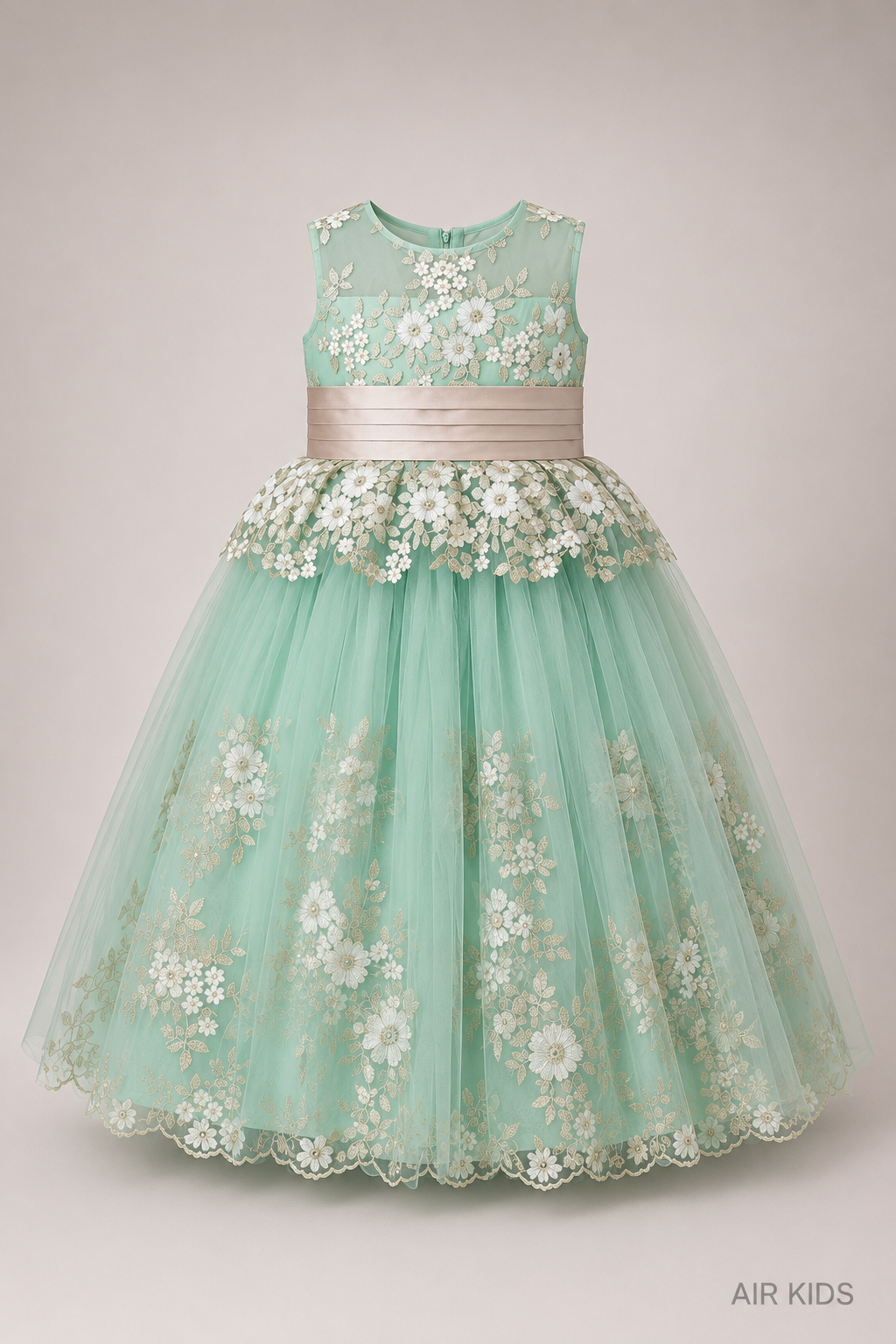 Vestido de Fiesta para Niñas 21-509 Talla 3