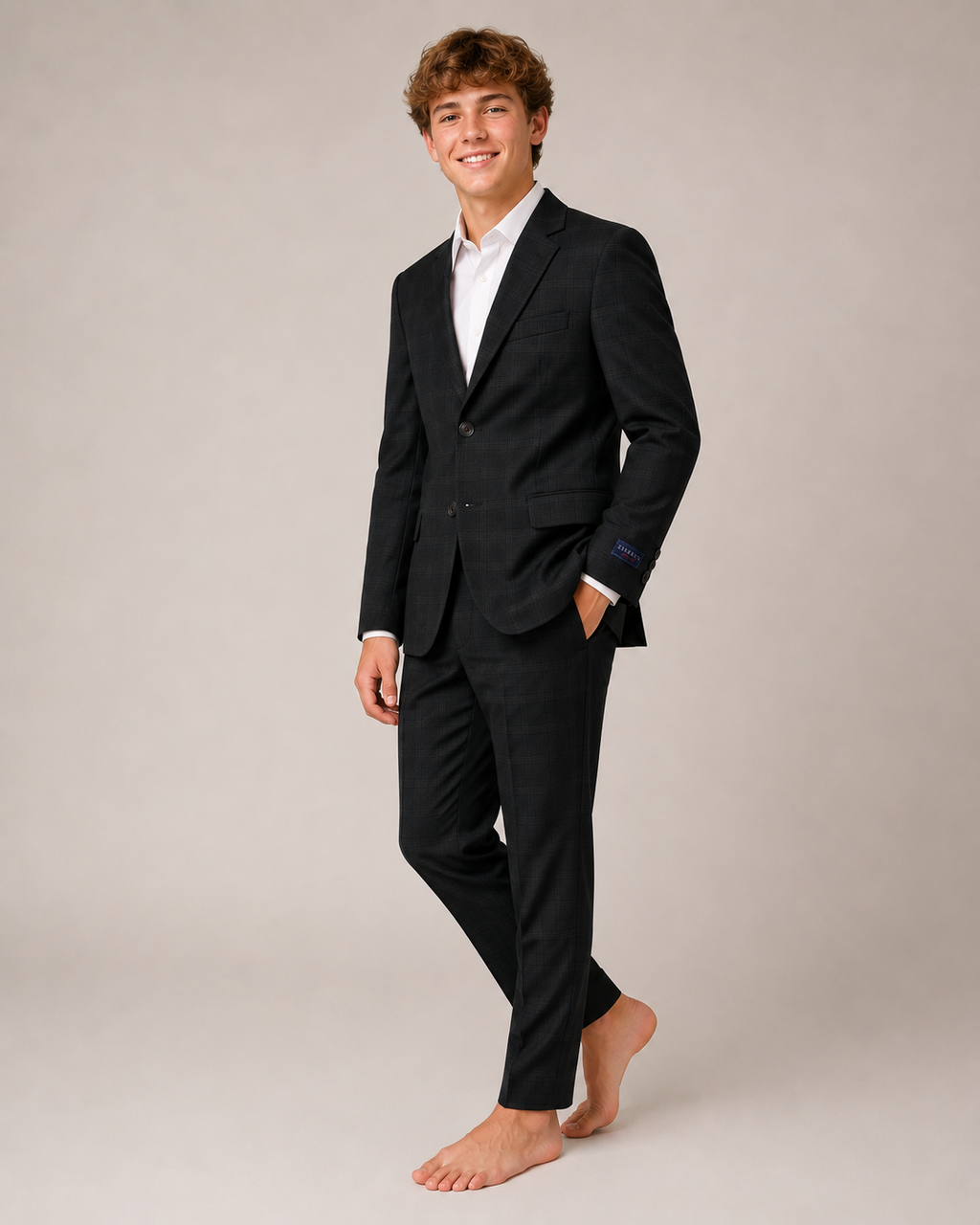 Traje para niño 2 pza Zilerys Negro 222221 Talla 16 Años