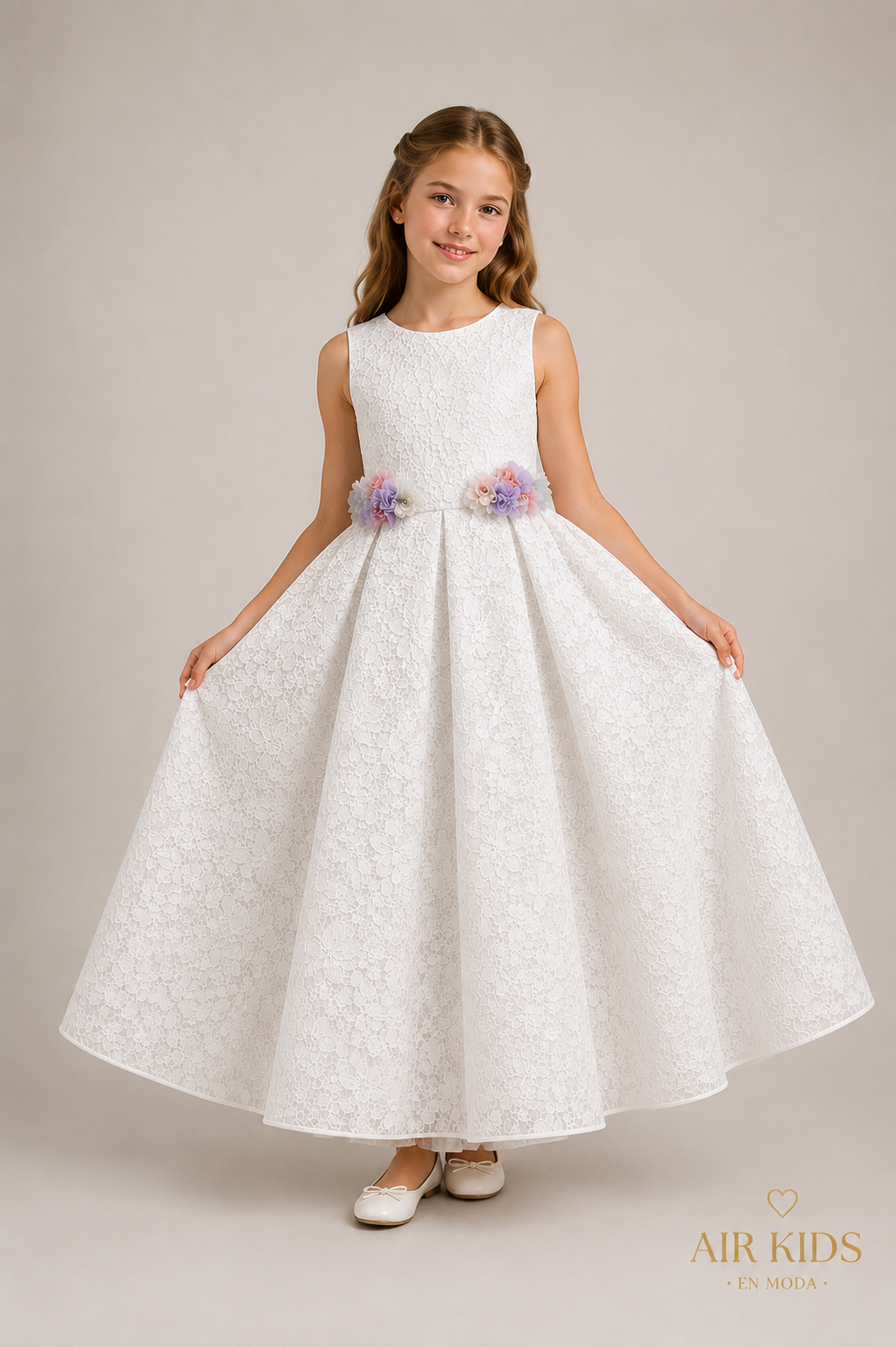 Vestido de primera comunion para niña