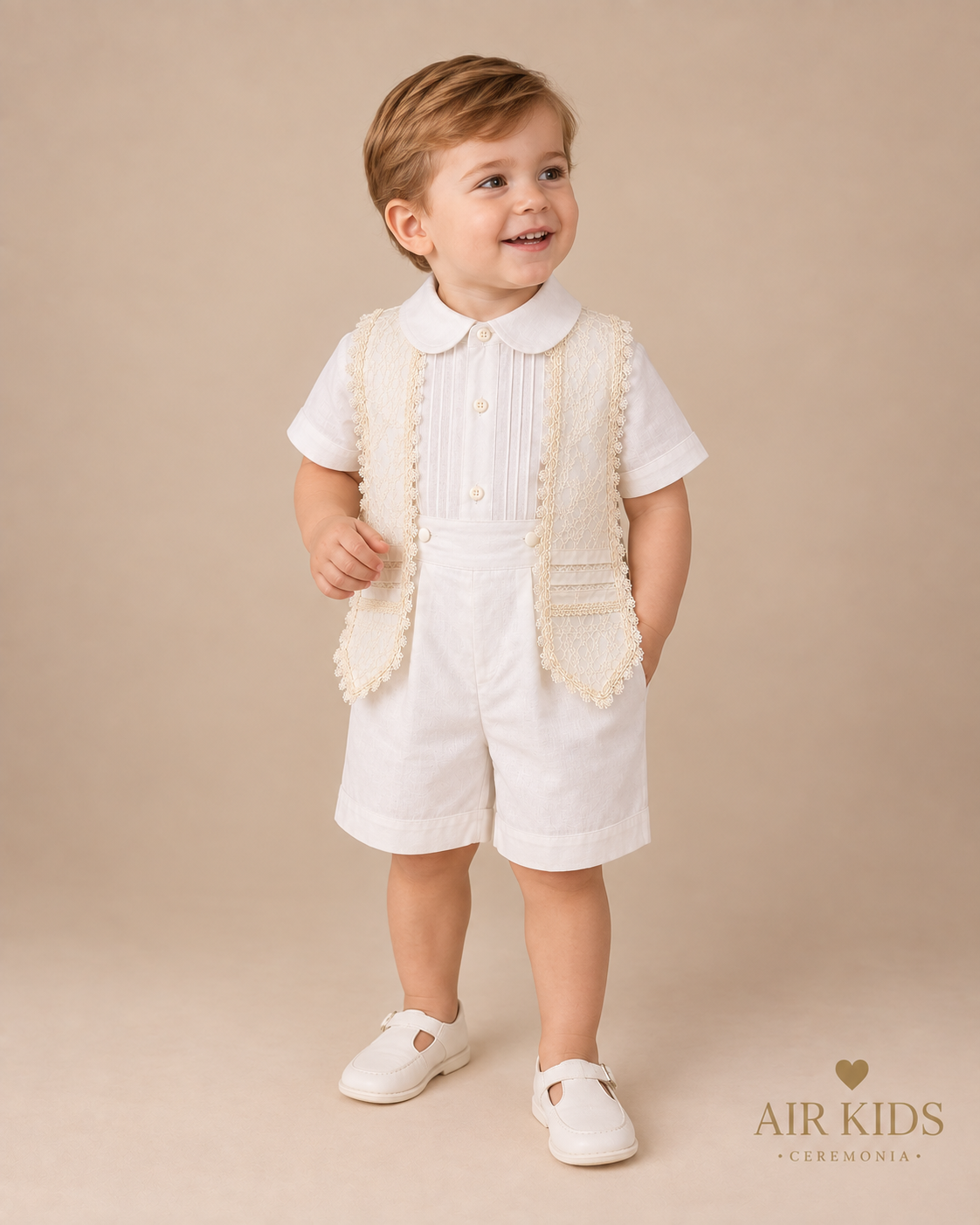 Traje de Bautizo para Niño Didi 00274 Talla 2 Años