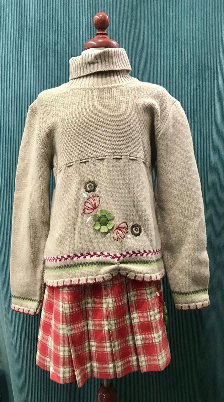 Conjunto para Niña Foque 5246-1 Talla 10 Años