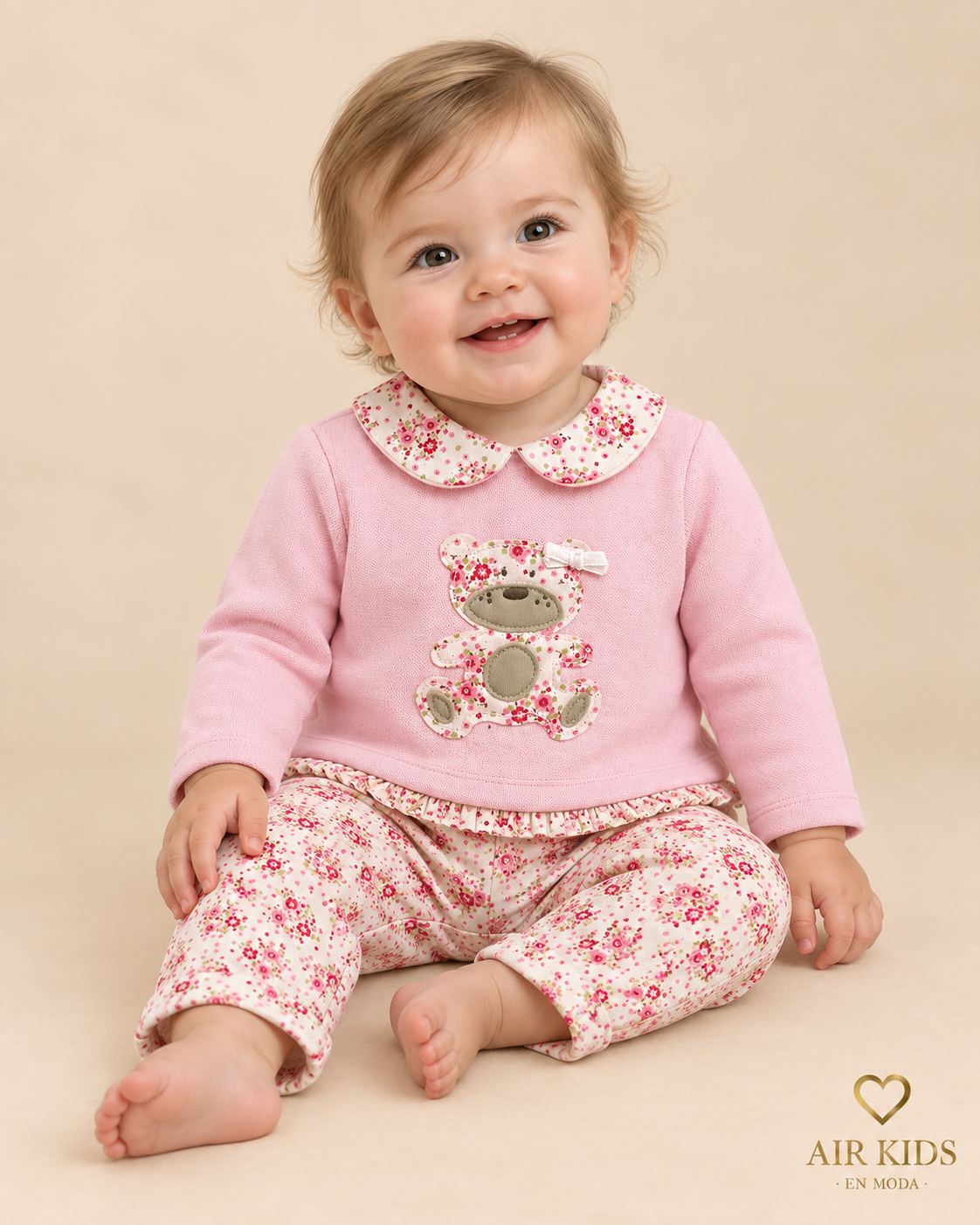 Conjunto para niña 2pzas 538001 Talla 12 meses