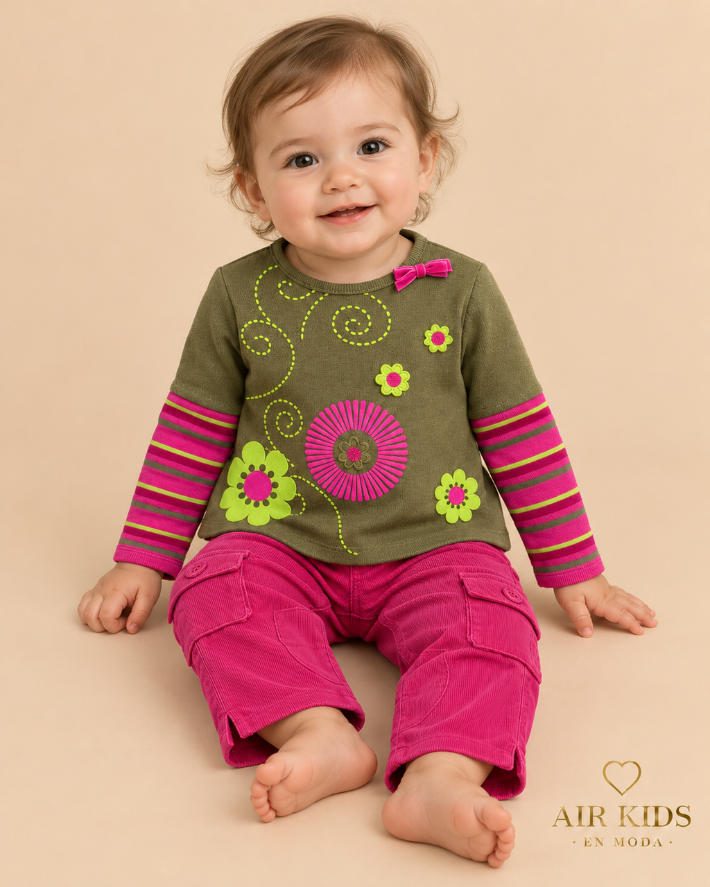 Conjunto 2 pzas niña 121056 Talla 12 meses
