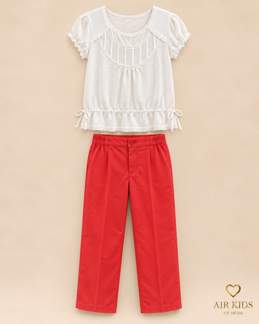 Conjunto para niña 2pzas 6061 Talla 14