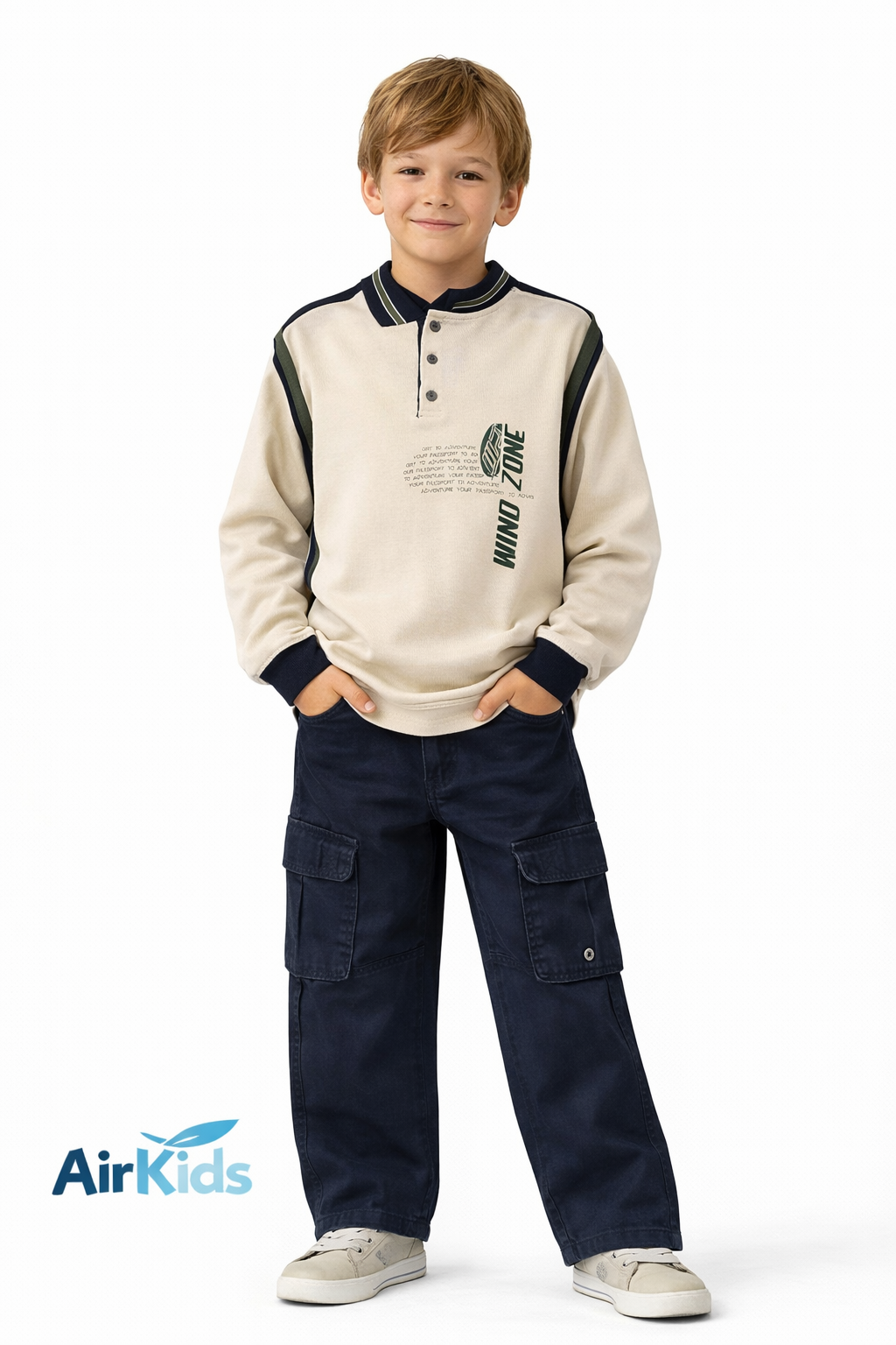 Conjunto de 2pza para Niño Ouragan 56004 Talla 10 Años