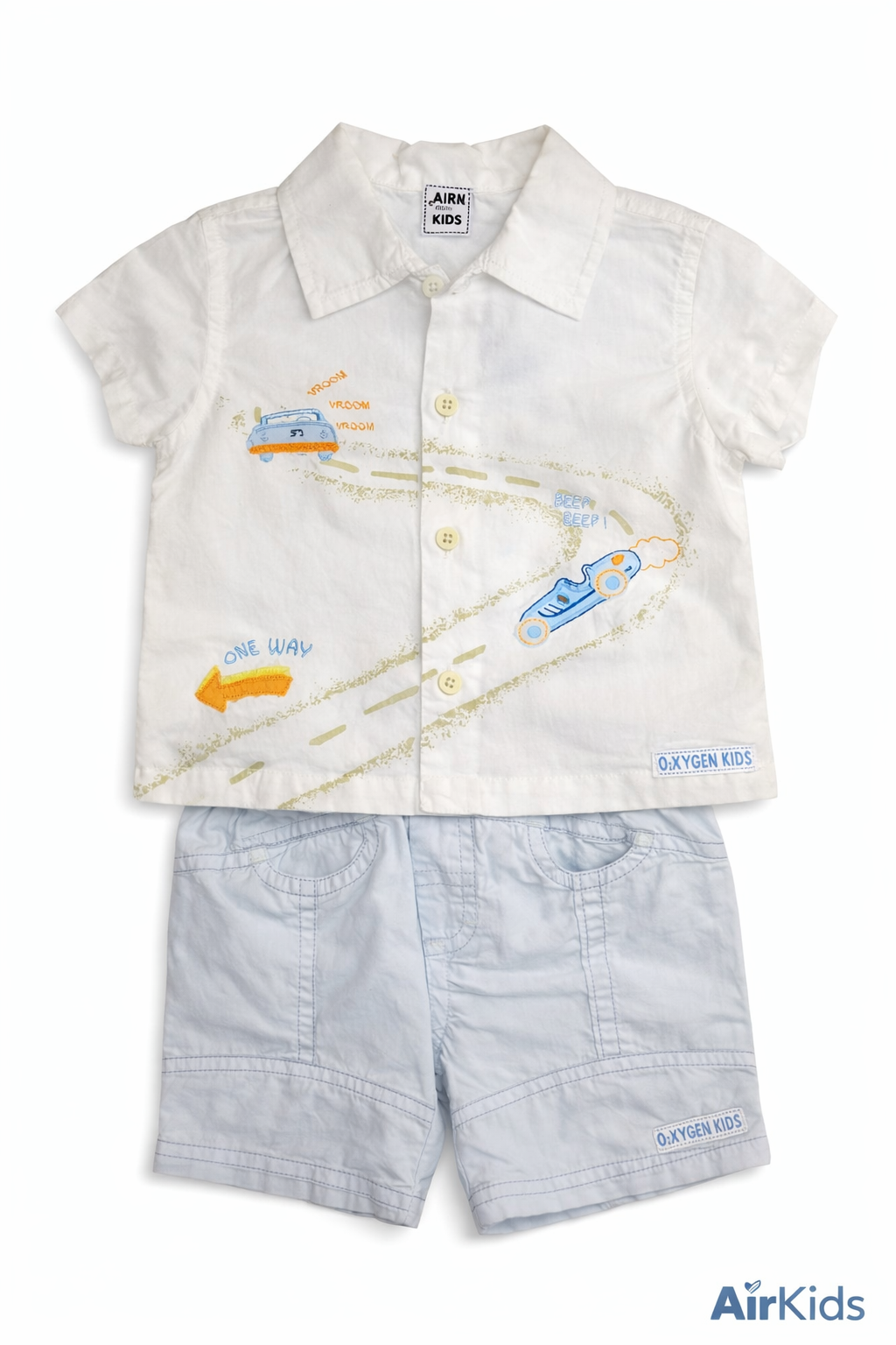 Conjunto de 2pza para Niño Oxygen 23054 Talla 6 Meses