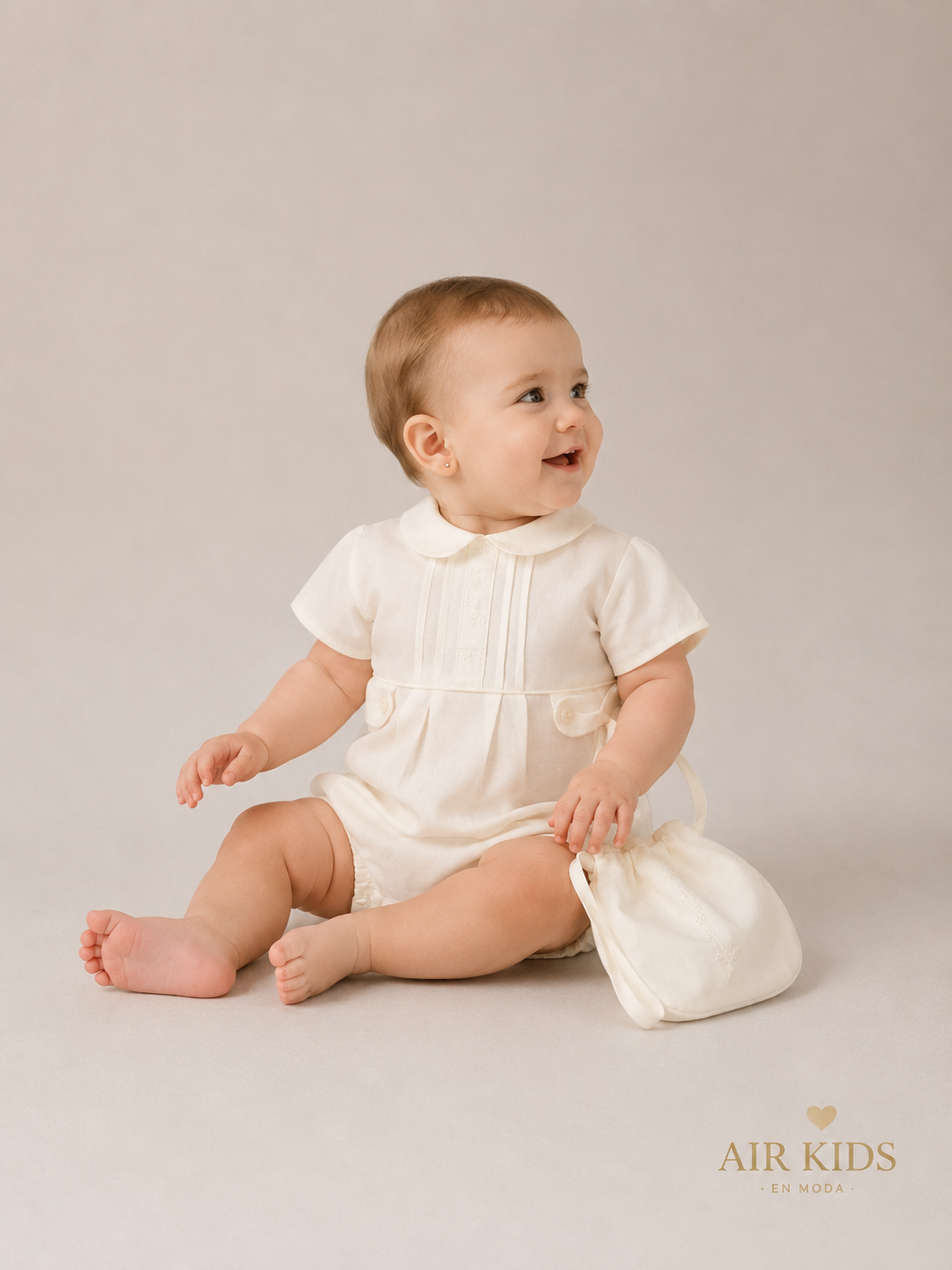 Ropón de Bautizo para Niño 271 Talla 12