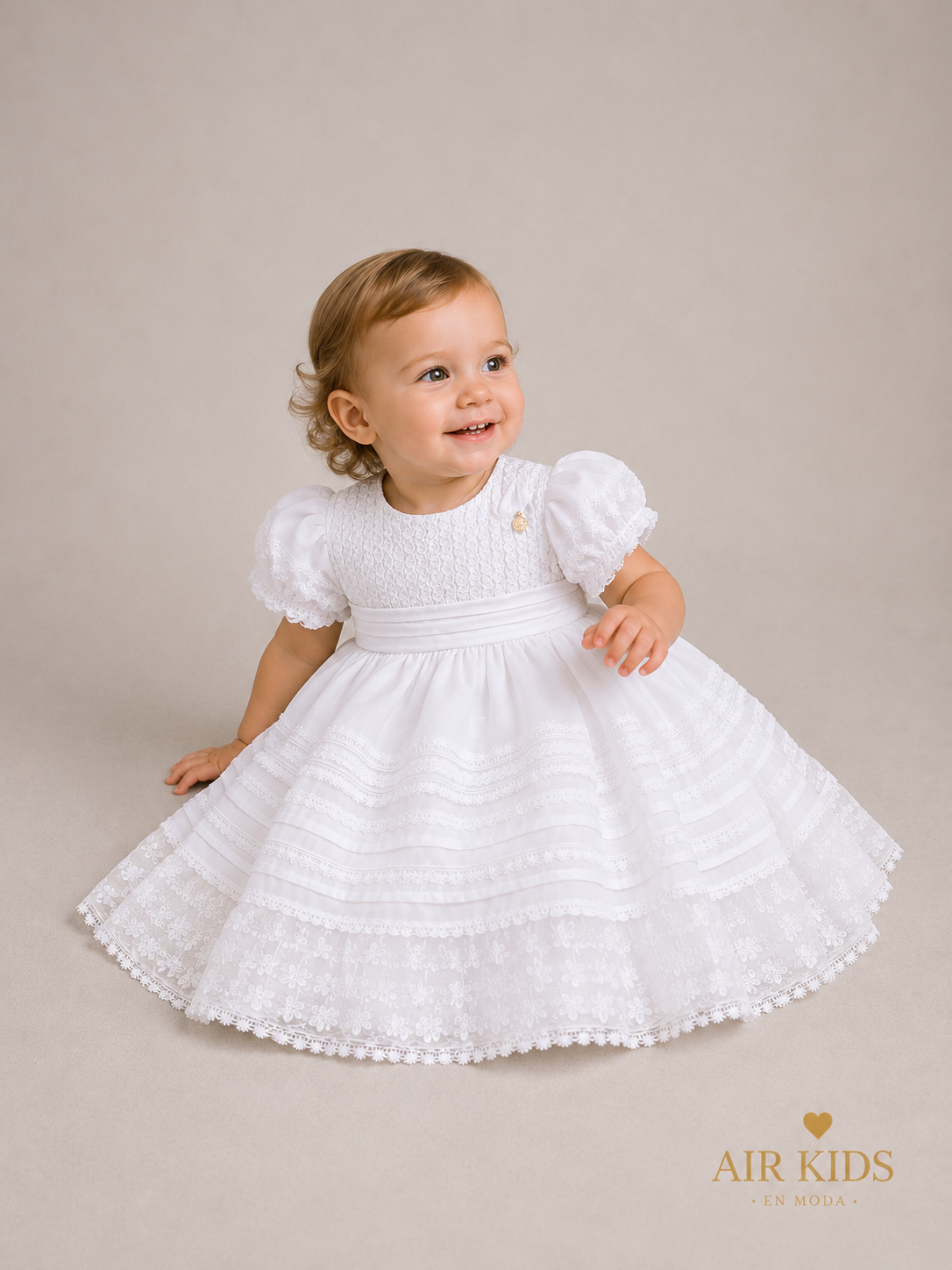 Ropon desmontable de Ceremonia para Niña Didi 6438