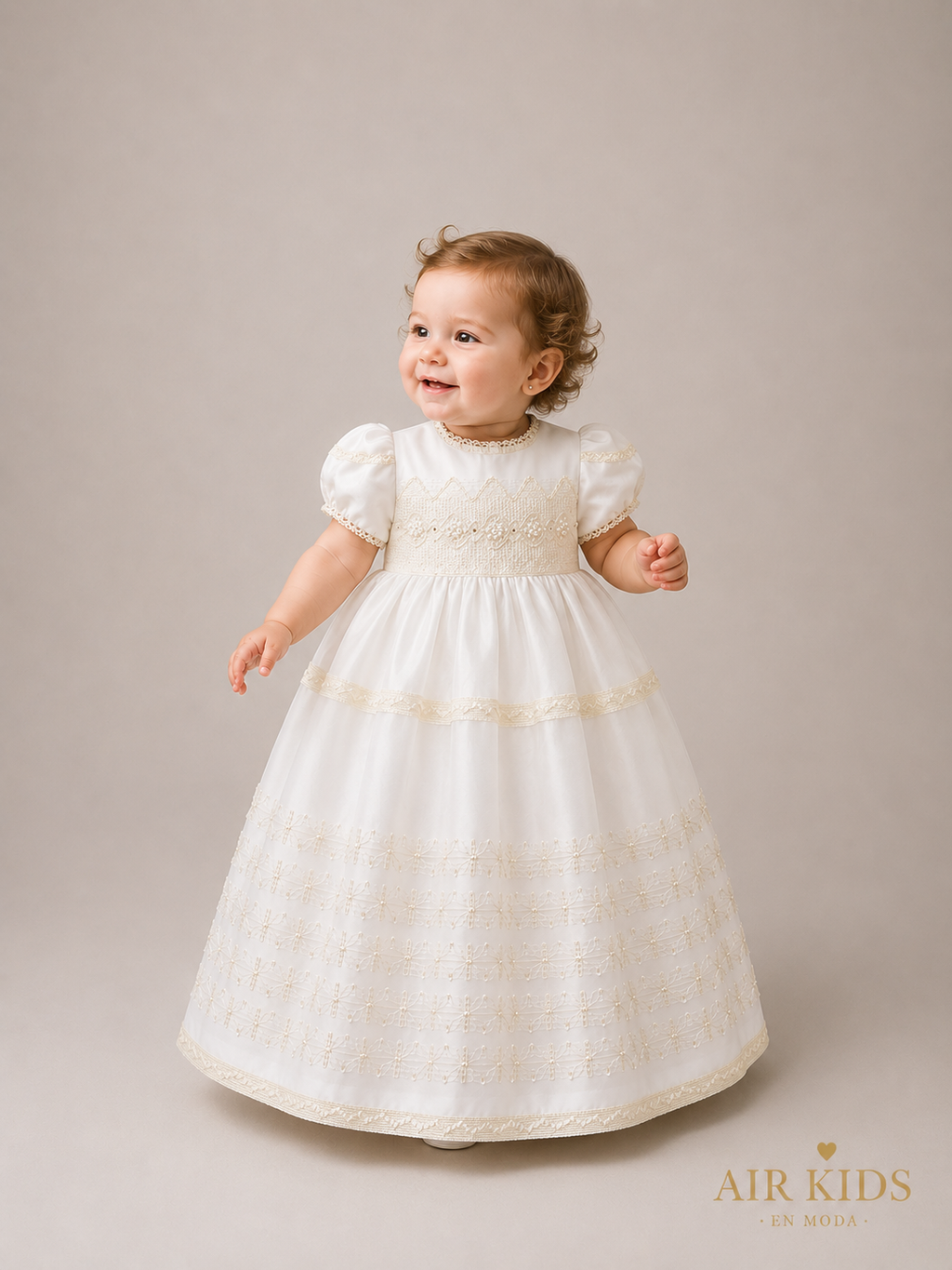 Bata de Bautizo para Niña Didi 8328