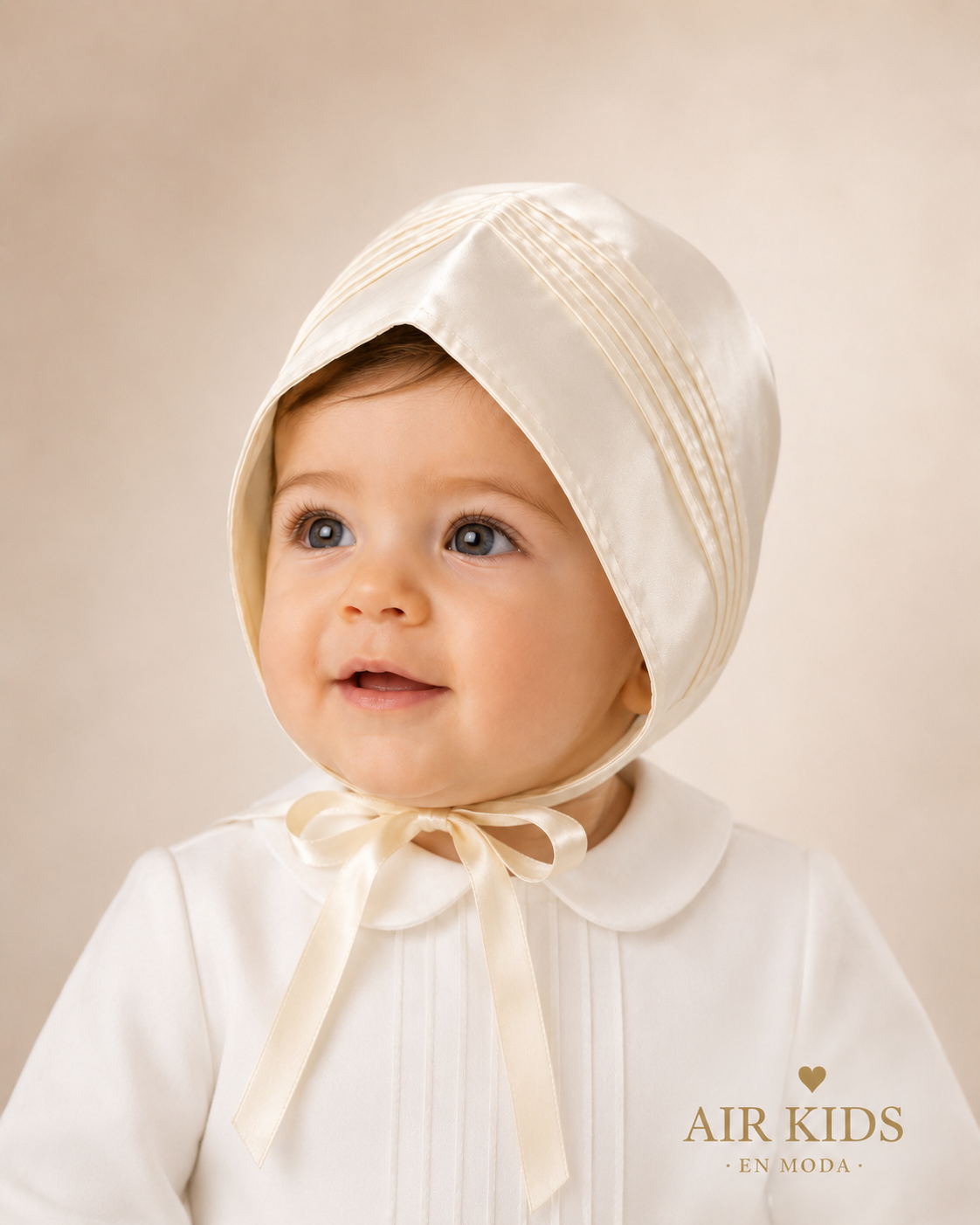 Gorro de Niño para Bautizo S/M 00201 Talla 12 Meses