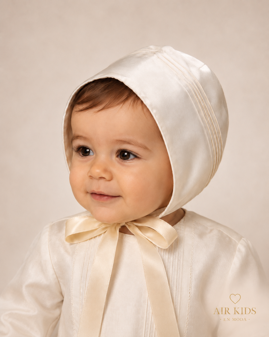 Gorro de Niño para Bautizo S/M 00202 Talla 12 Meses