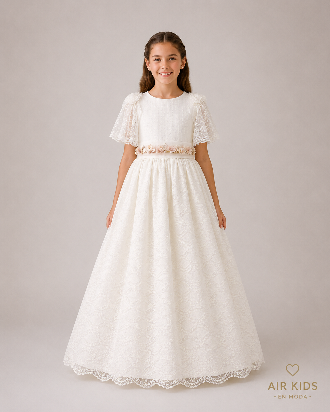 Vestido de primera comunión para niñas