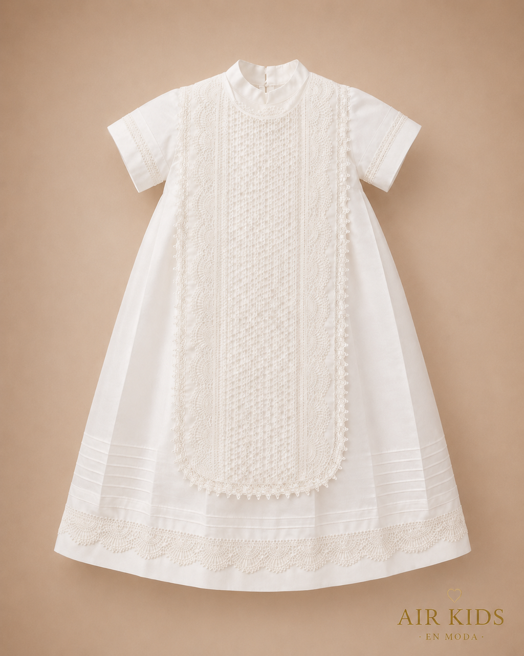 Ropon desmontable para Bautizo de Niño Didi 7554-18