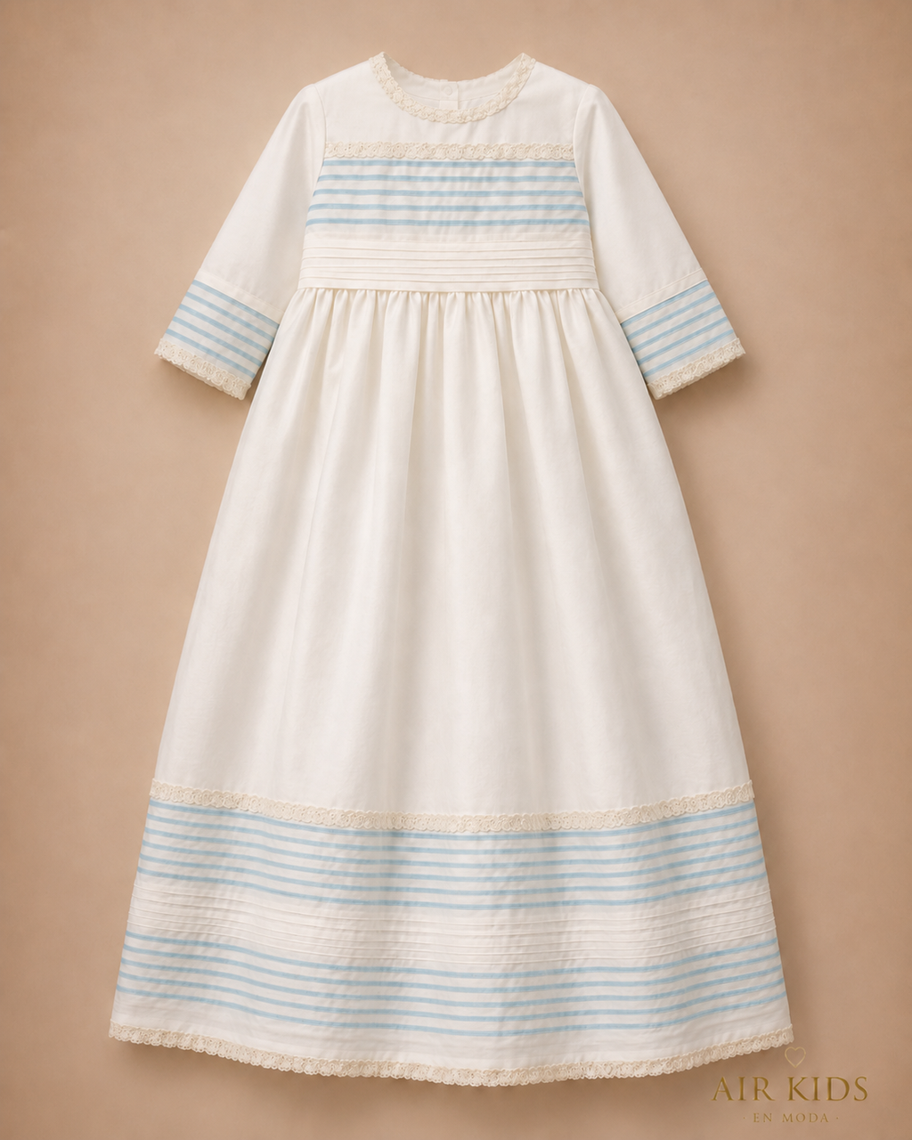 Ropon desmontable para Bautizo de Niño 23-467