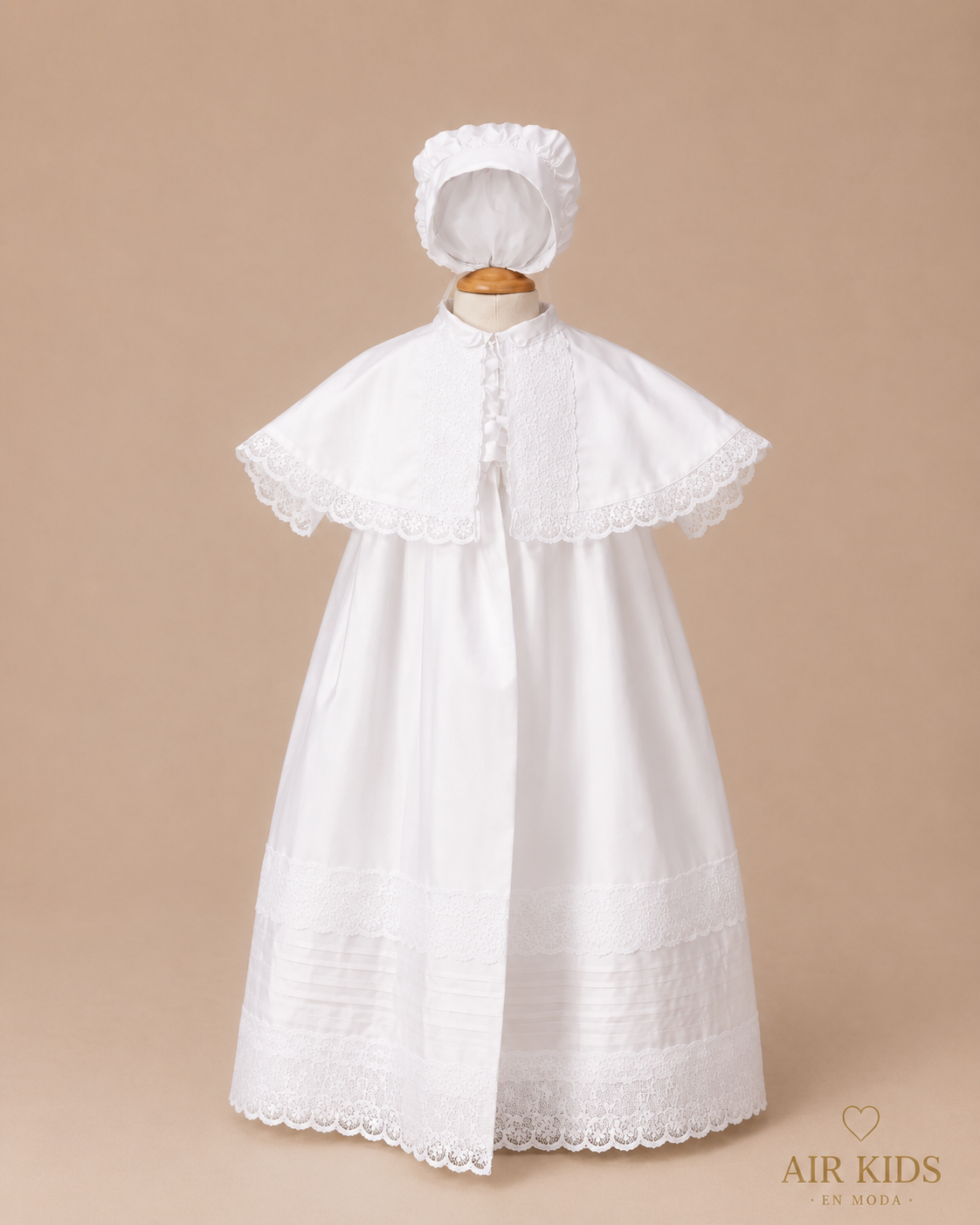 Ropon desmontable para Bautizo de Niño 24-465