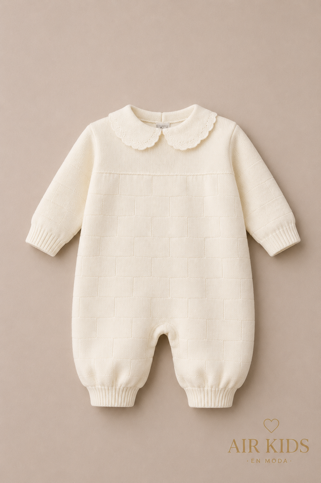 Mameluco para Bautizo Niño Tinol 407-03 Talla 12 Meses