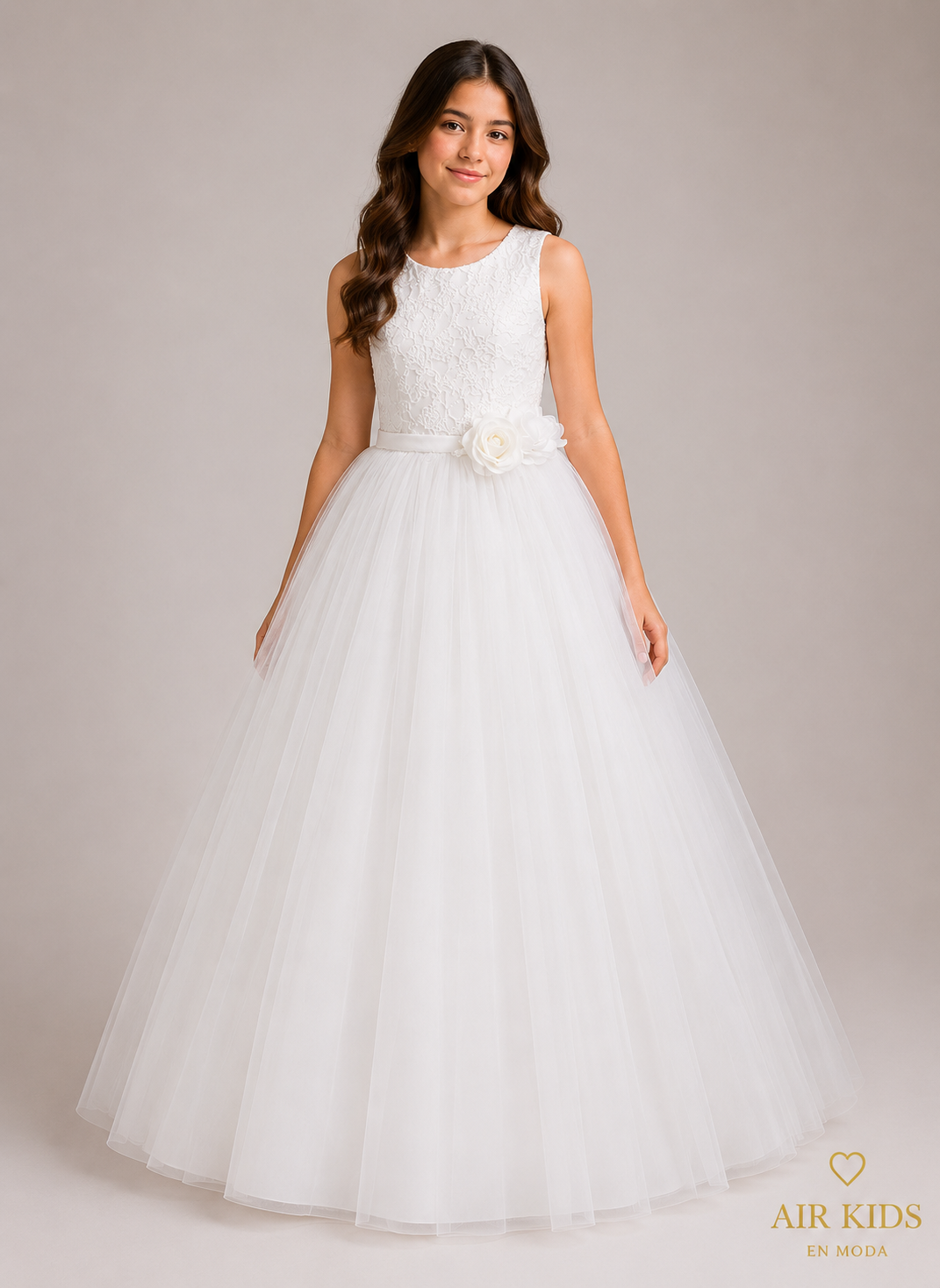 Vestido de primera comunión para niña