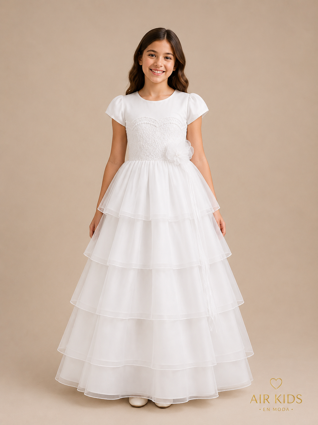 Vestido de primera comunión para niña