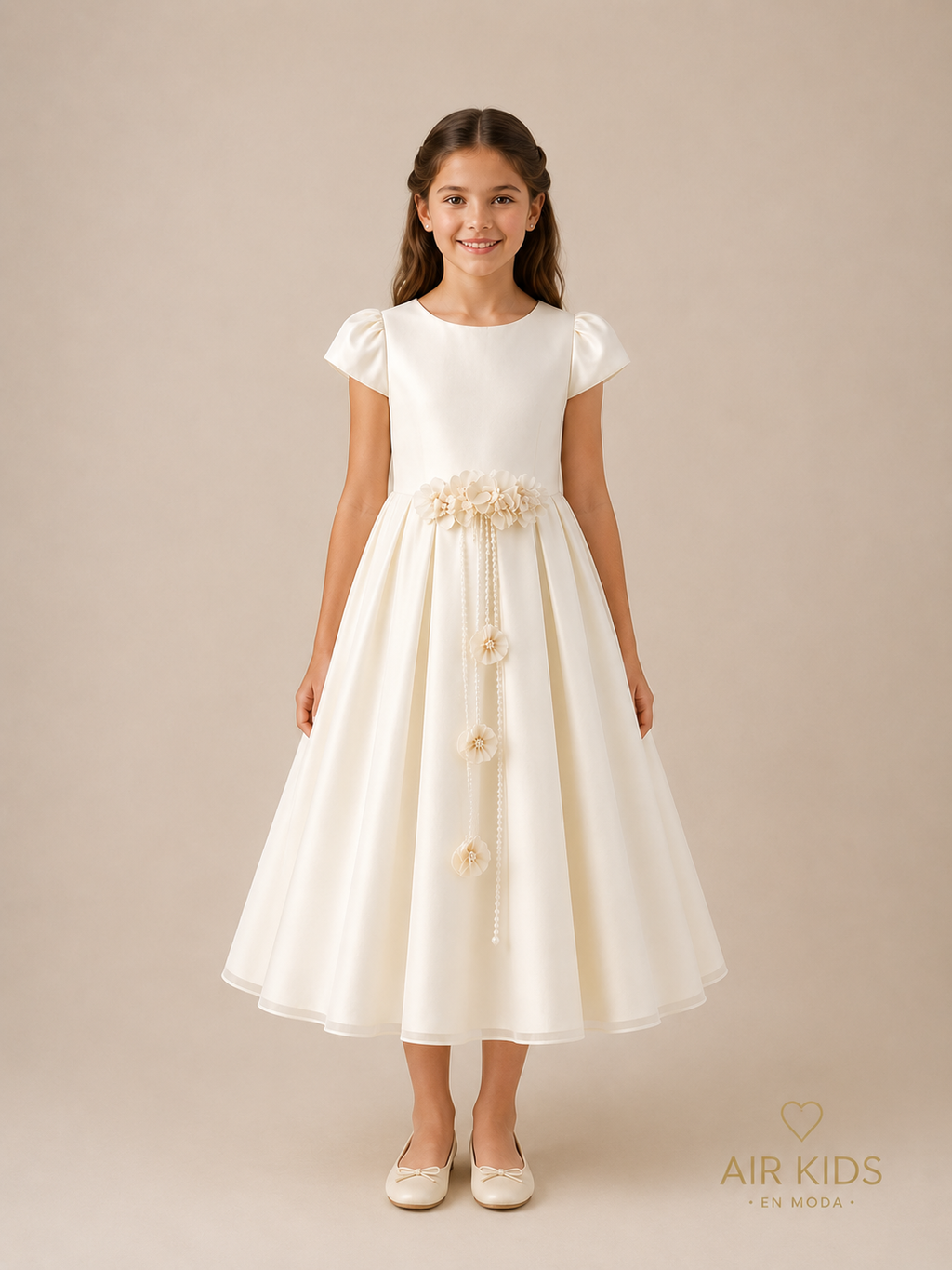Vestido de primera comunión para niña