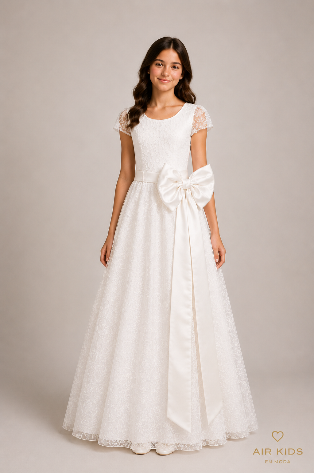 Vestido de primera comunión para niñas