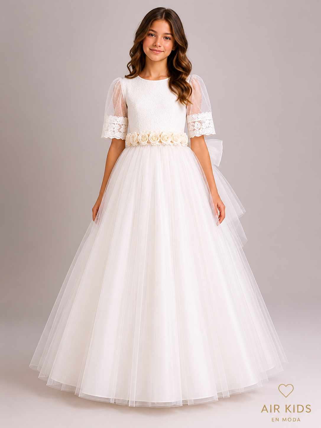 Vestido de primera comunión para niña